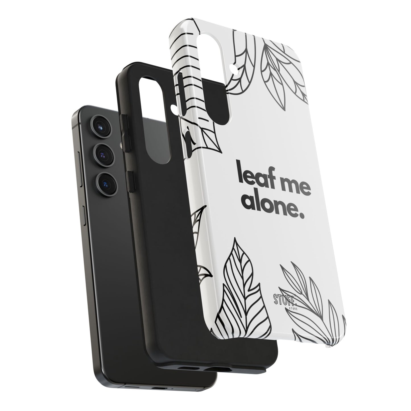 Leaf Me Case | Coque résistante double protection avec design minimaliste