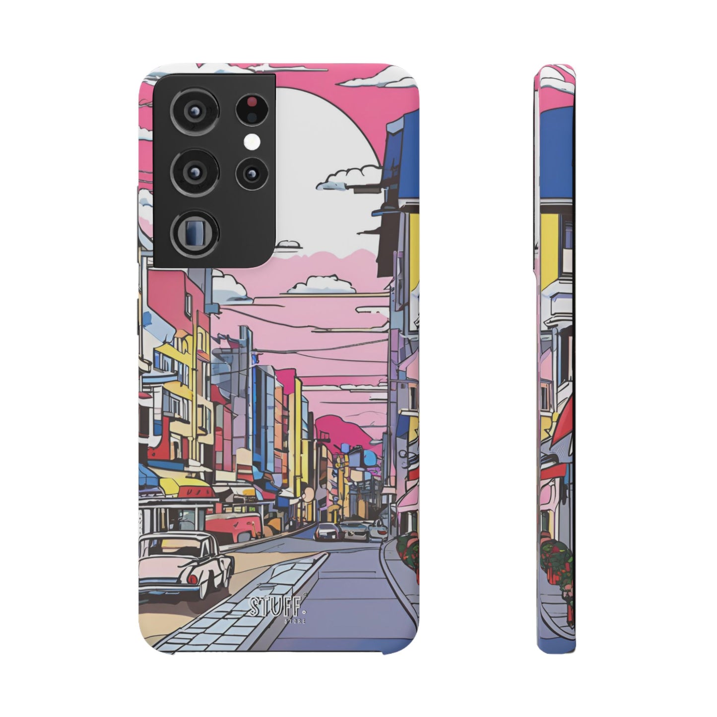 Pop Art Sunset | Coque snap légère et résistante inspiration Lichtenstein