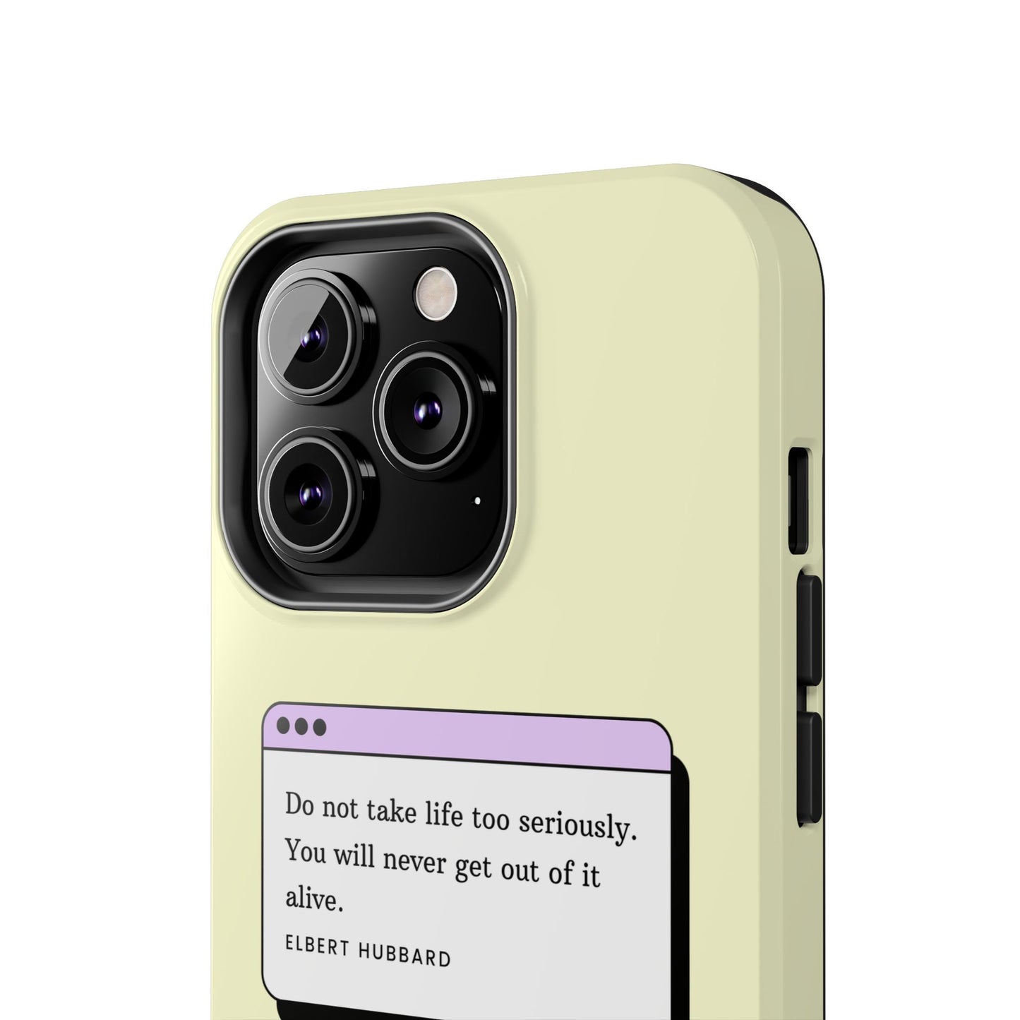 Window Case | Coque résistante à double protection avec citation – Design minimal & message puissant
