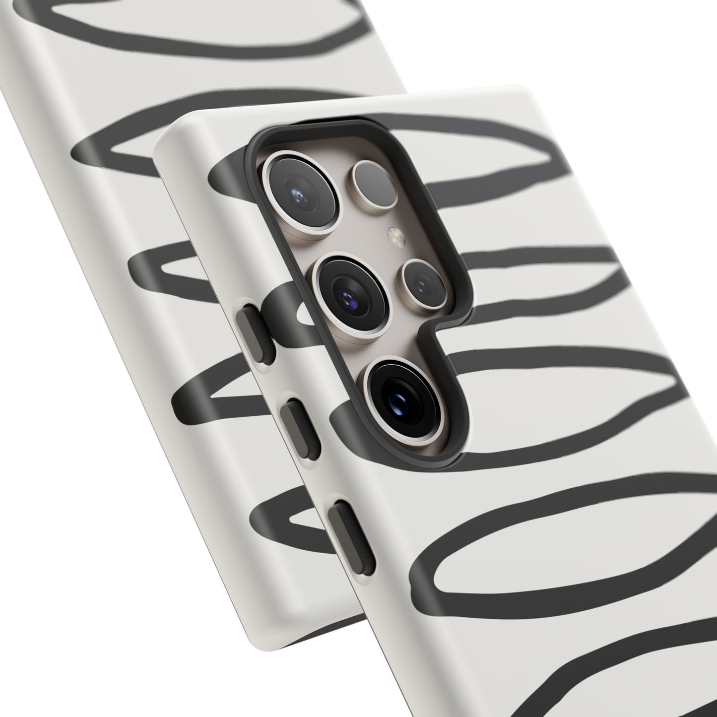 Loopy Case | Coque résistante double protection - Motif cercles abstraits