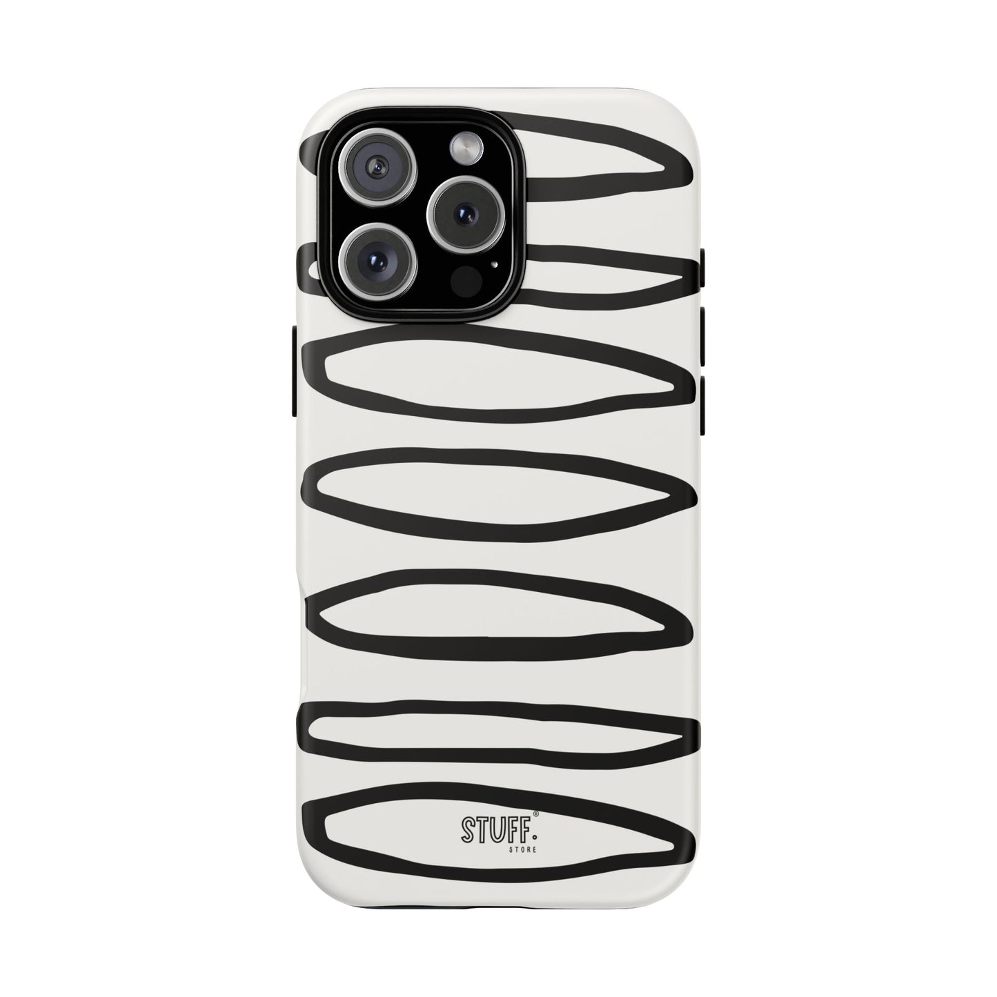 Loopy Case | Coque résistante double protection - Motif cercles abstraits