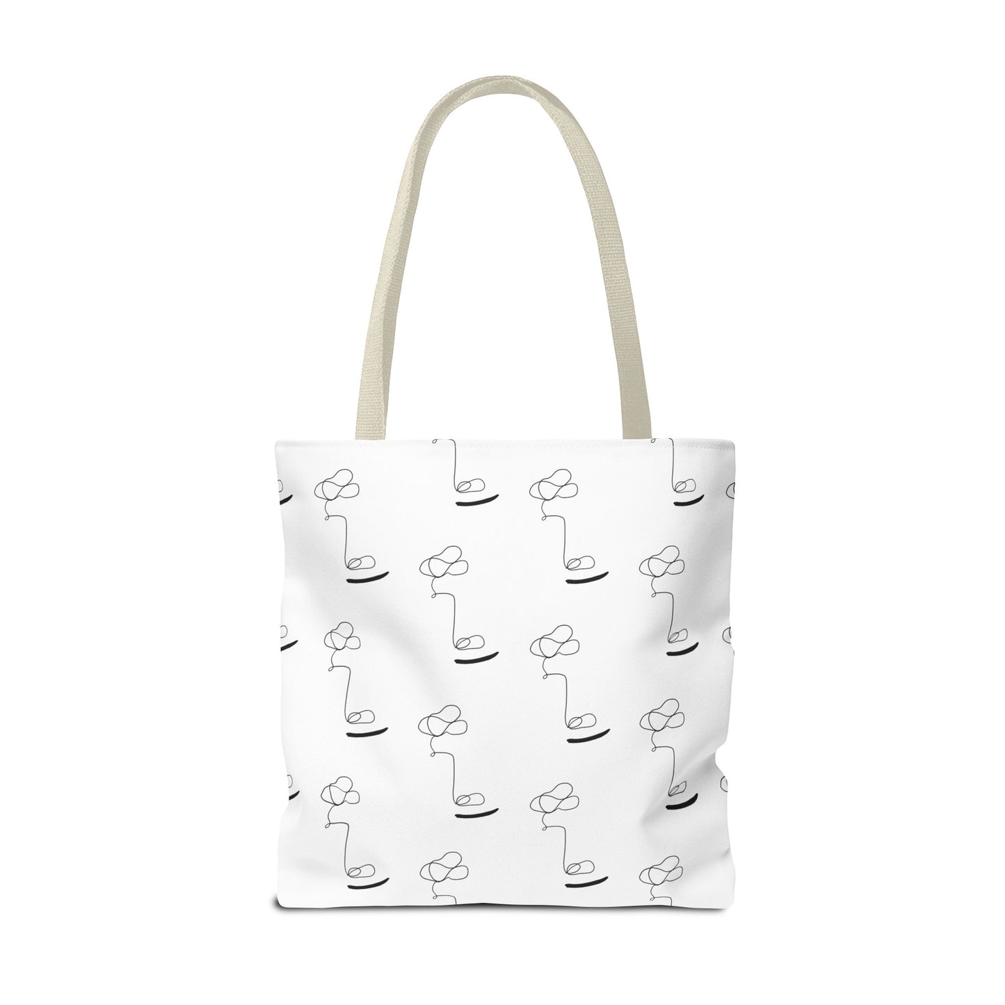 He’s Art Tote Bag | Sac cabas résistant et durable avec design one-line