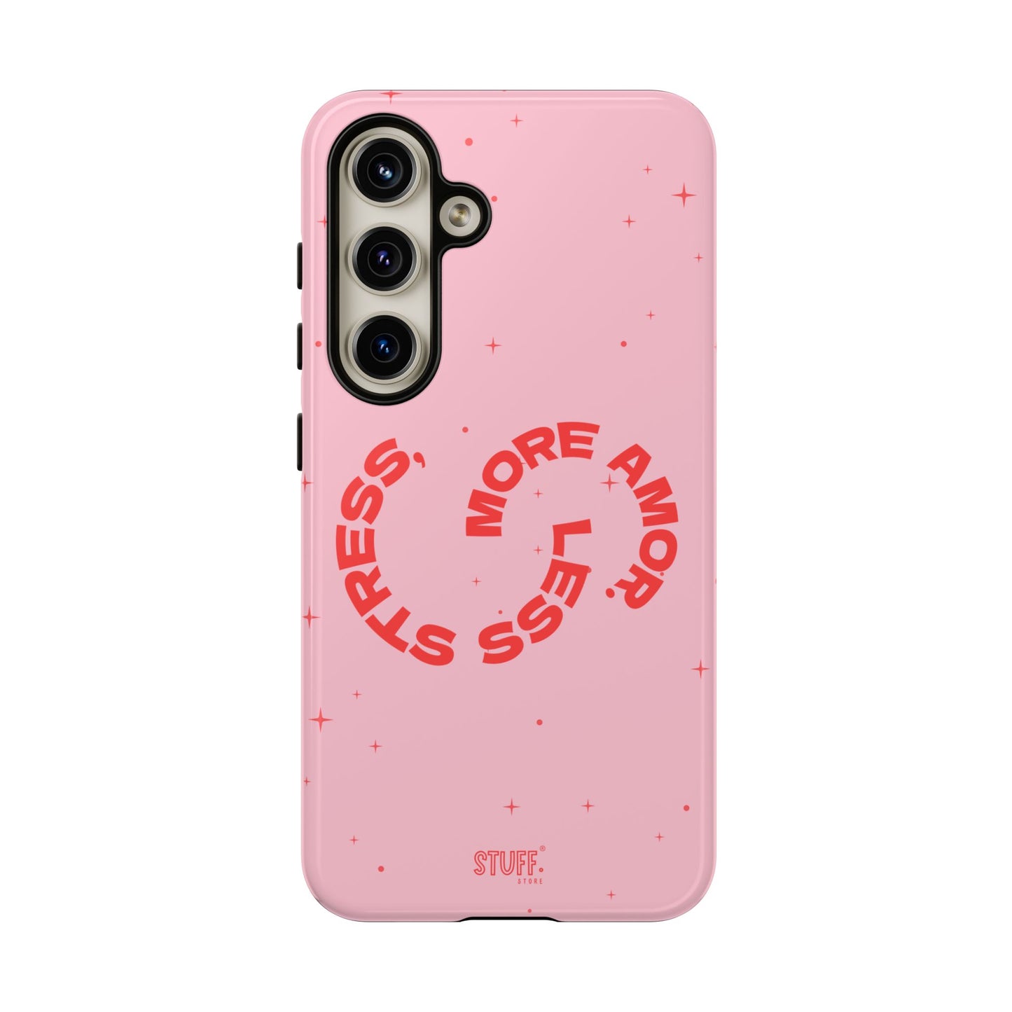 More Amor Case | Coque résistante double protection avec phrase Bienveillante