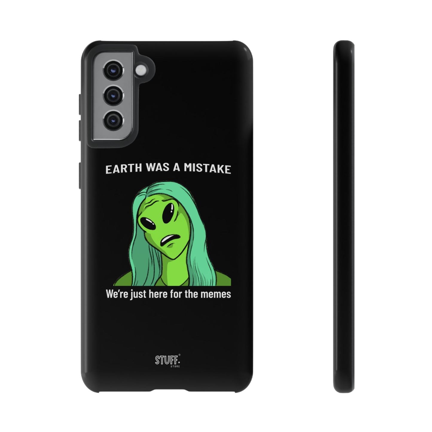 Meme Liking Alien Case | Coque résistante double protection pour les amateurs de Pop Culture