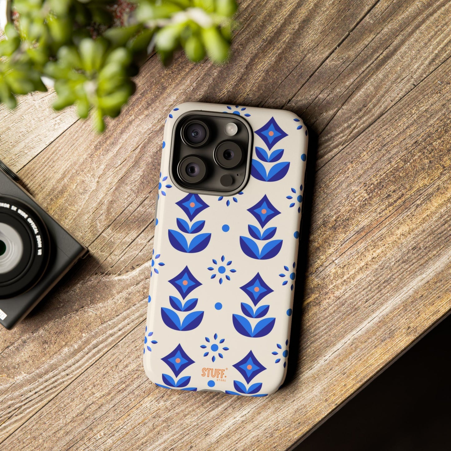 Floral Case | Coque résistante double protection avec Design Fleuri