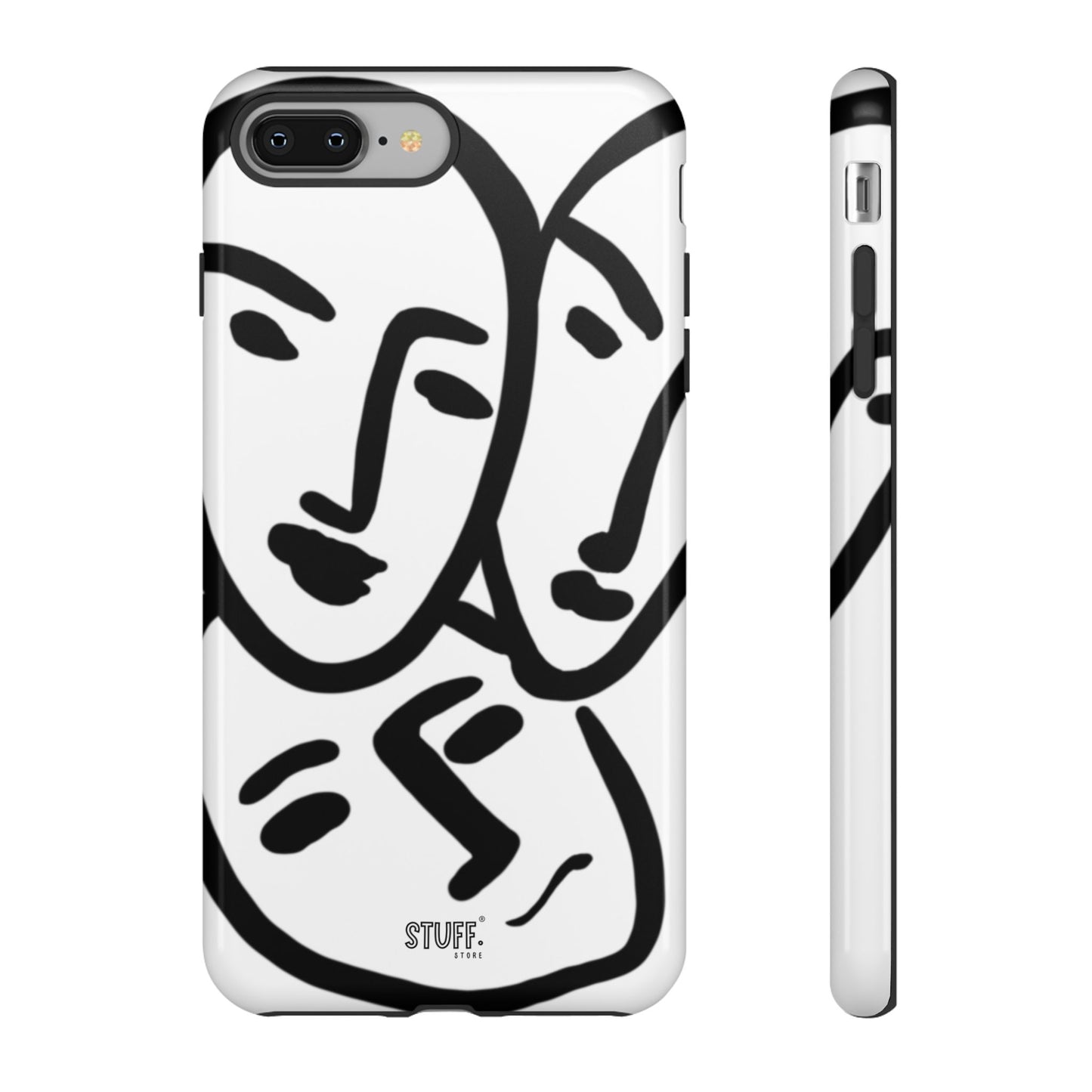 Les Trois Visages | Coque résistante double protection — inspiration Matisse