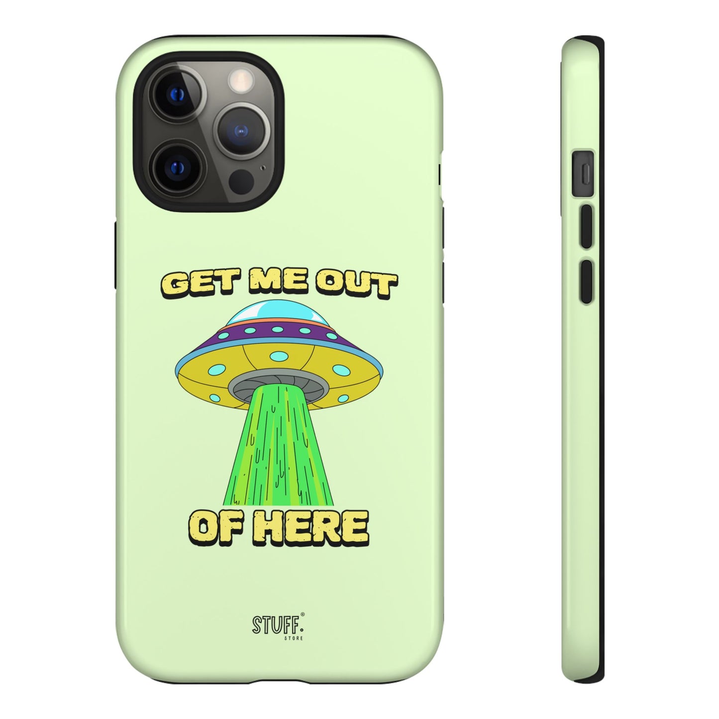 Get Me Out of Here | Coque résistante anti-choc — Vert Menthe