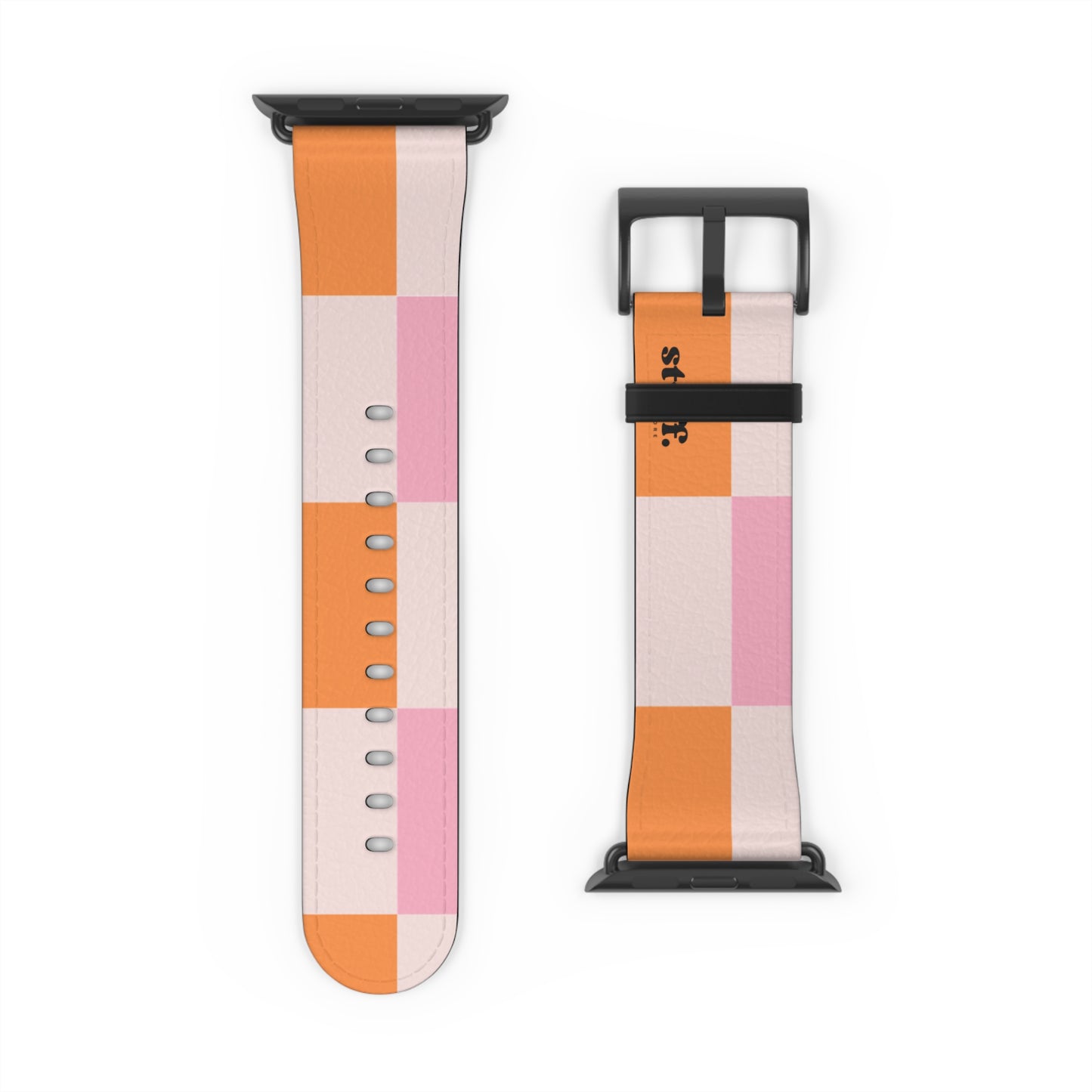 Peachy Band | bracelet Apple Watch simili cuir