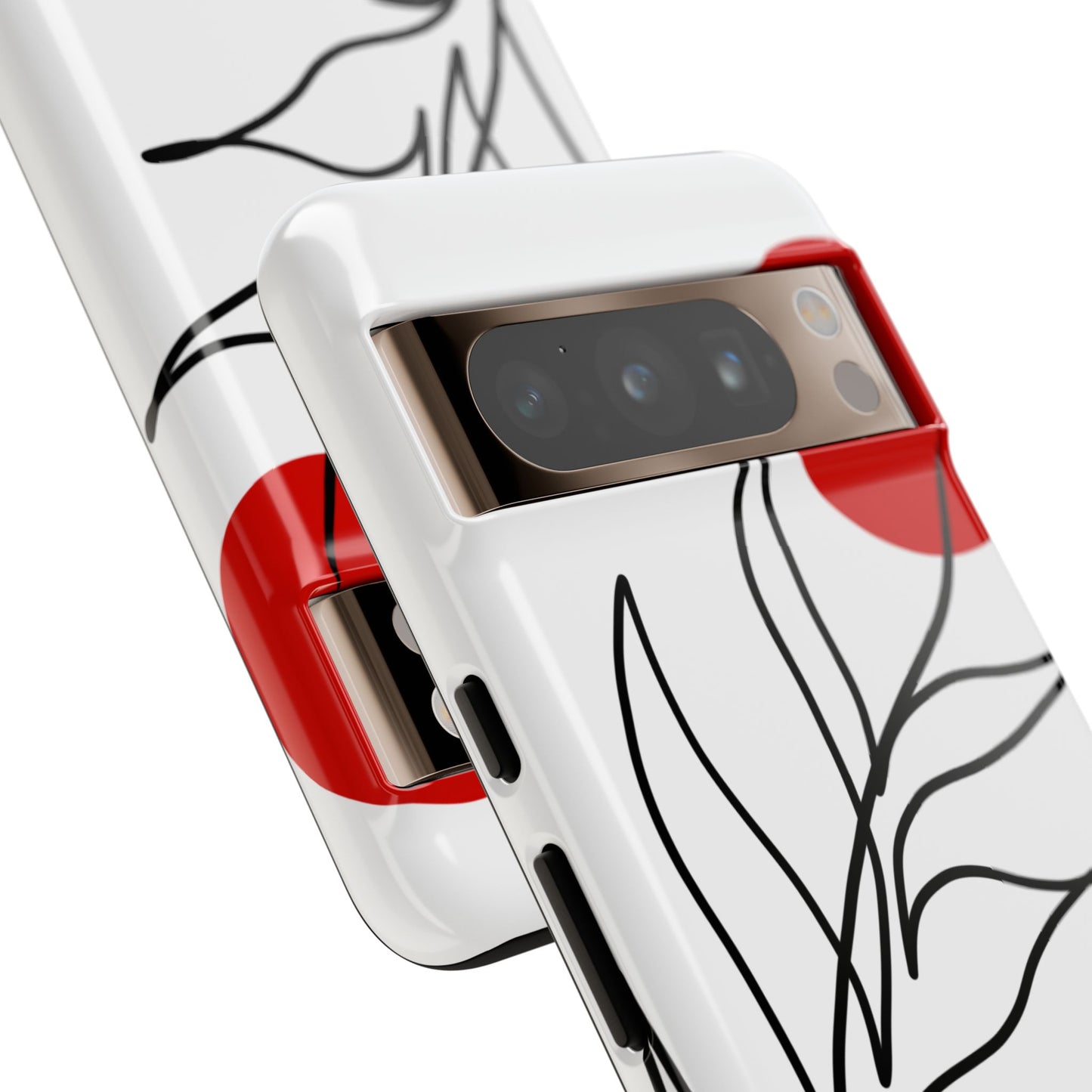 Red Sun Case | Coque résistante double protection avec Design Minimaliste