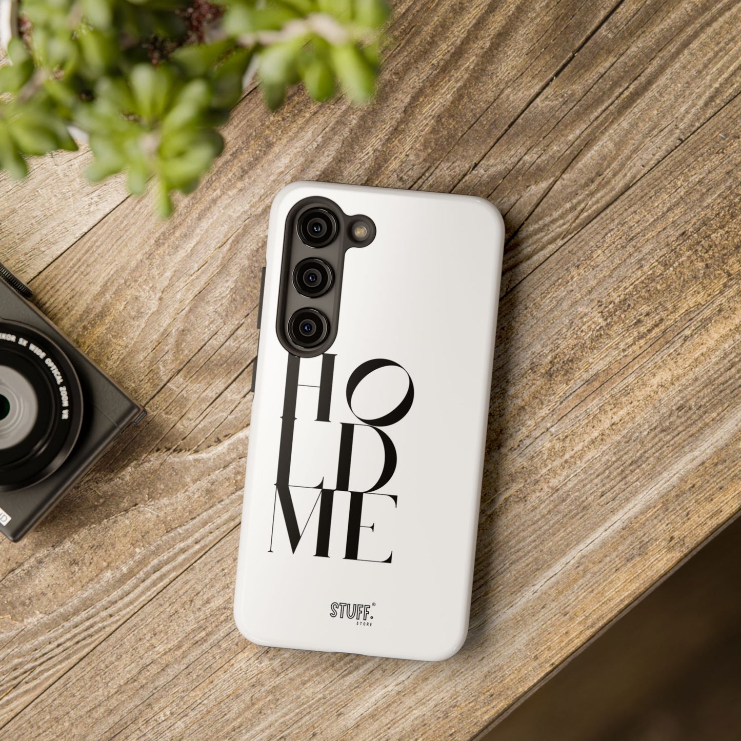Hold Me | Coque résistante et durable avec Design épuré Monochrome