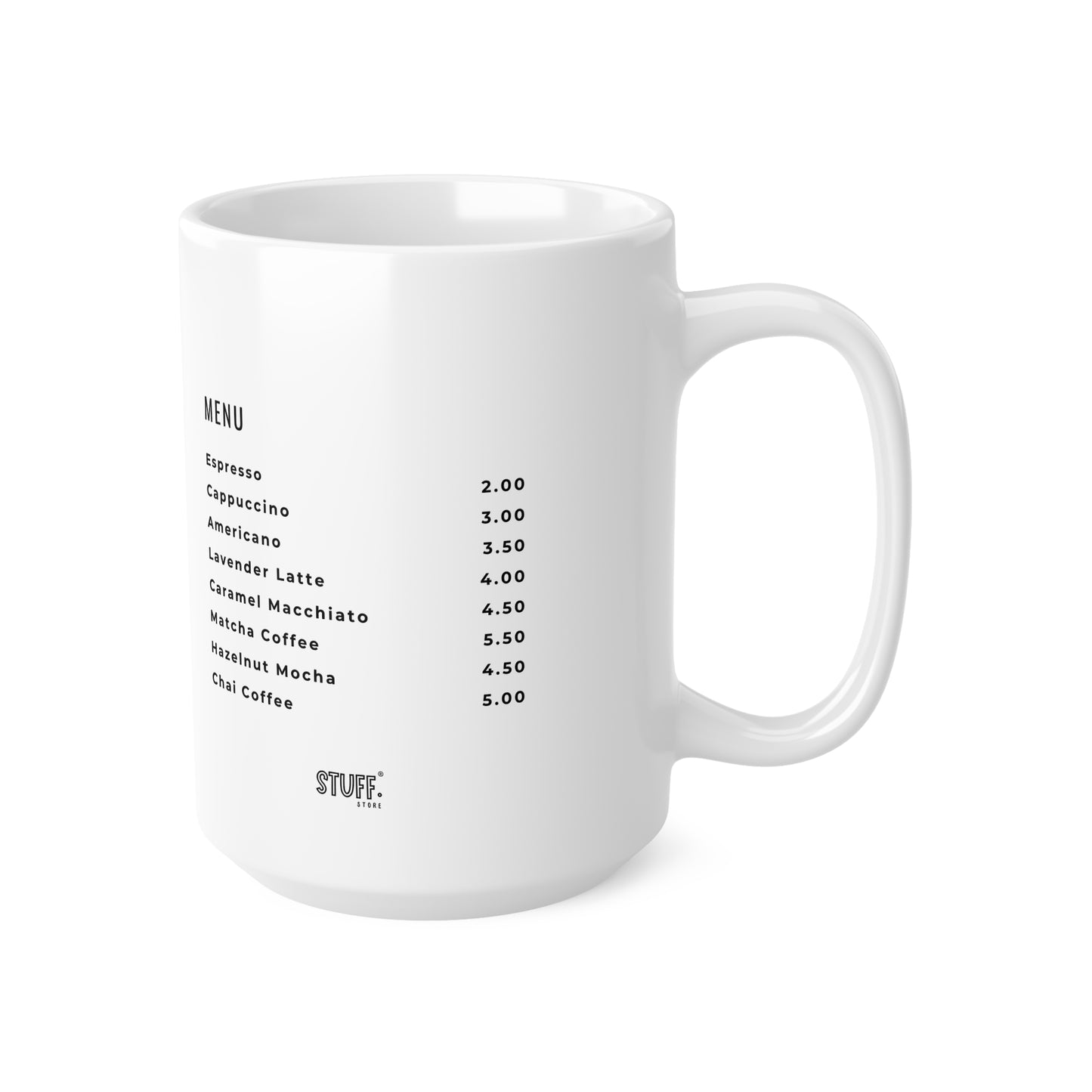 Menu Cup | Mug en céramique 330ml / 440ml