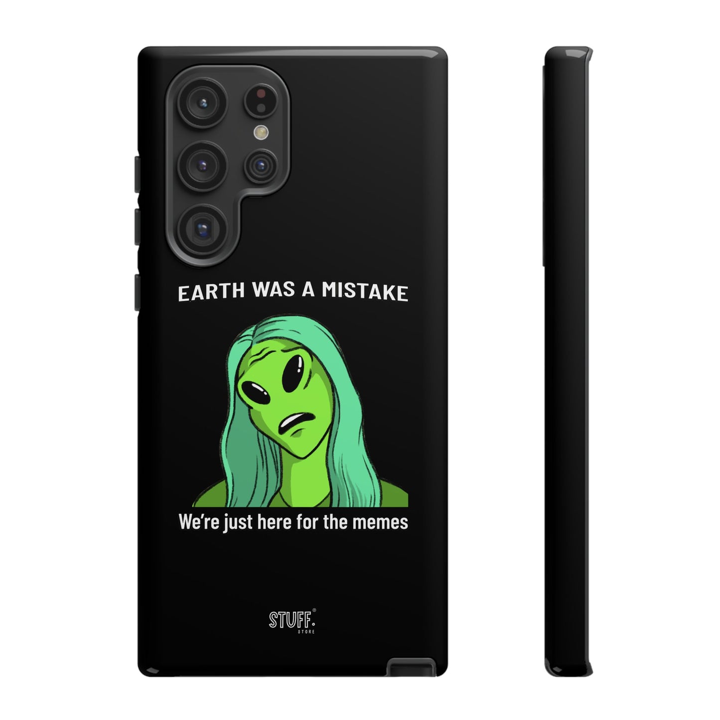 Meme Liking Alien Case | Coque résistante double protection pour les amateurs de Pop Culture