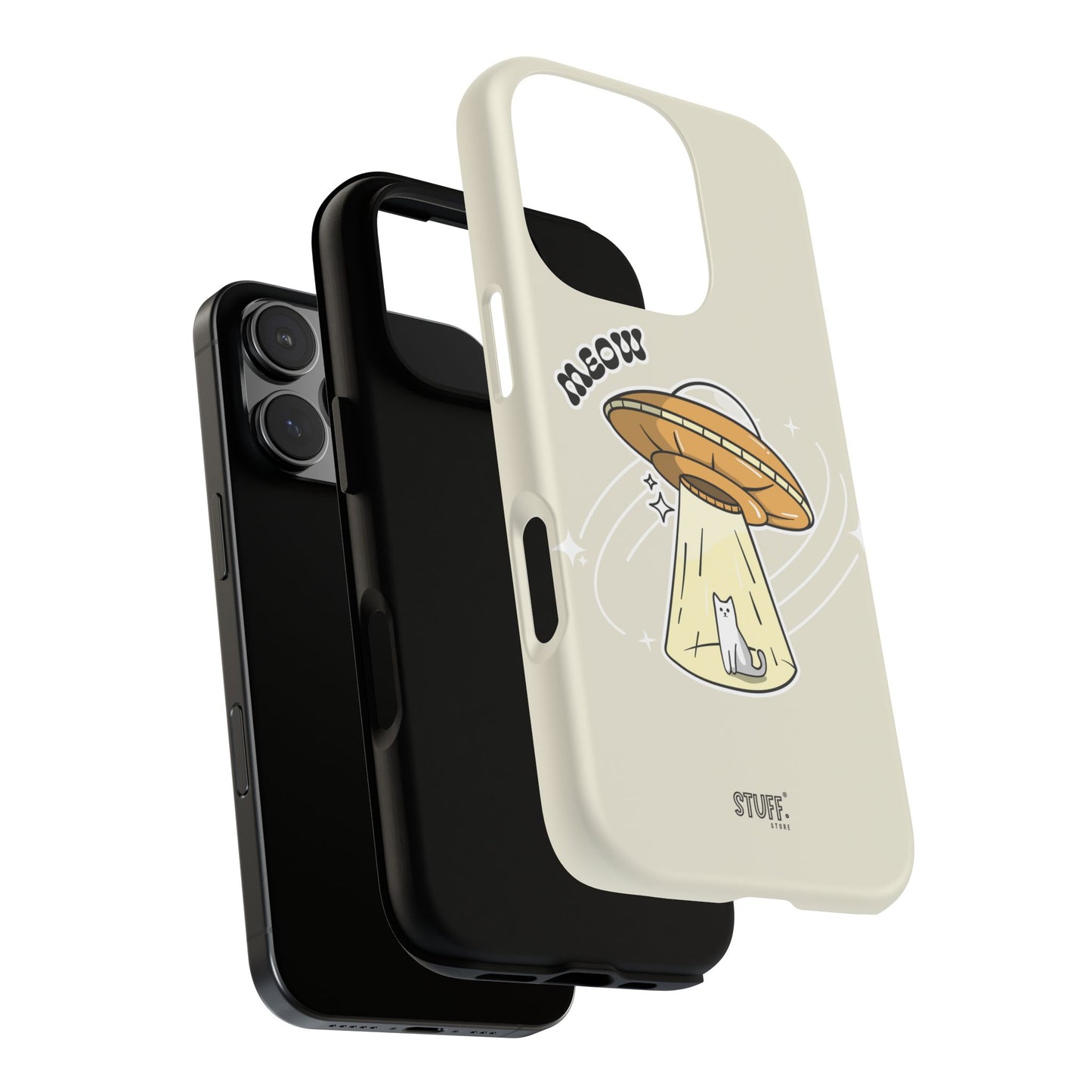 UFO Case | Coque résistante double protection avec Design OVNI fun