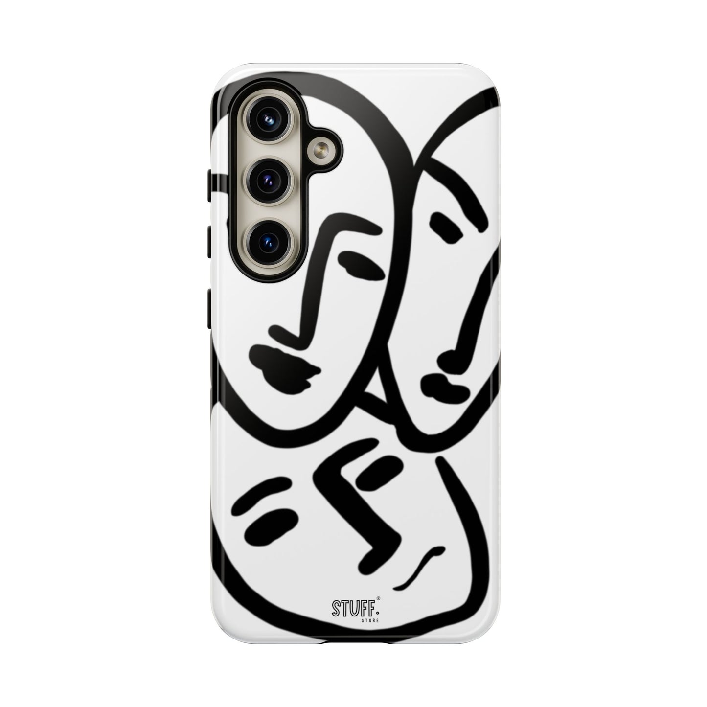 Les Trois Visages | Coque résistante double protection — inspiration Matisse