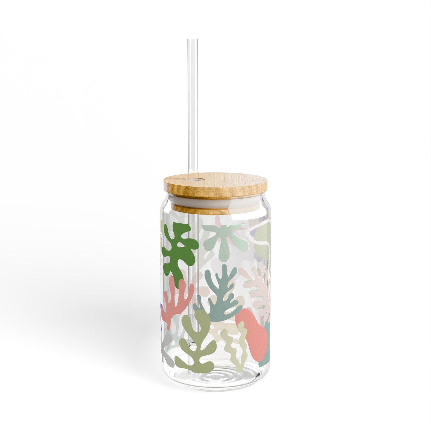 Pastel Jungle Cup | Tasse anti-fuite pratique et étanche pour boissons chaudes et froides – 470ml