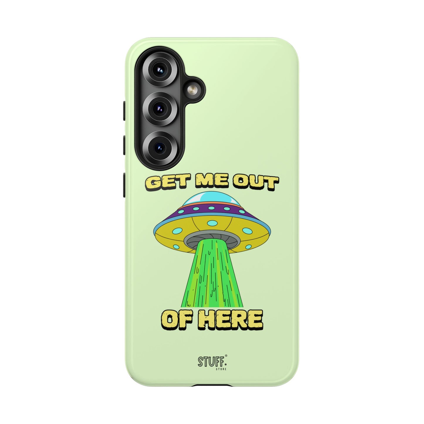 Get Me Out of Here | Coque résistante anti-choc — Vert Menthe