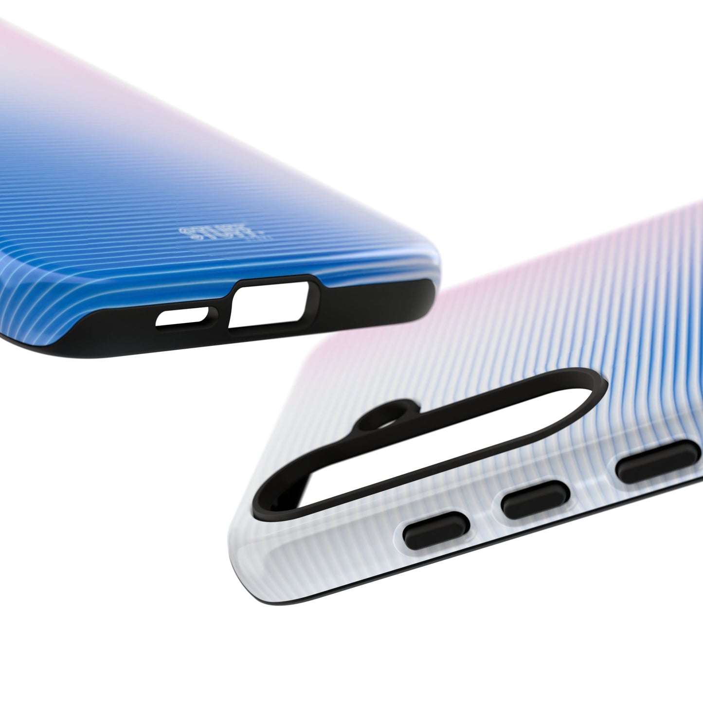 Gradient Case | Coque résistante double protection anti-choc - Dégradé Bleu & Rose