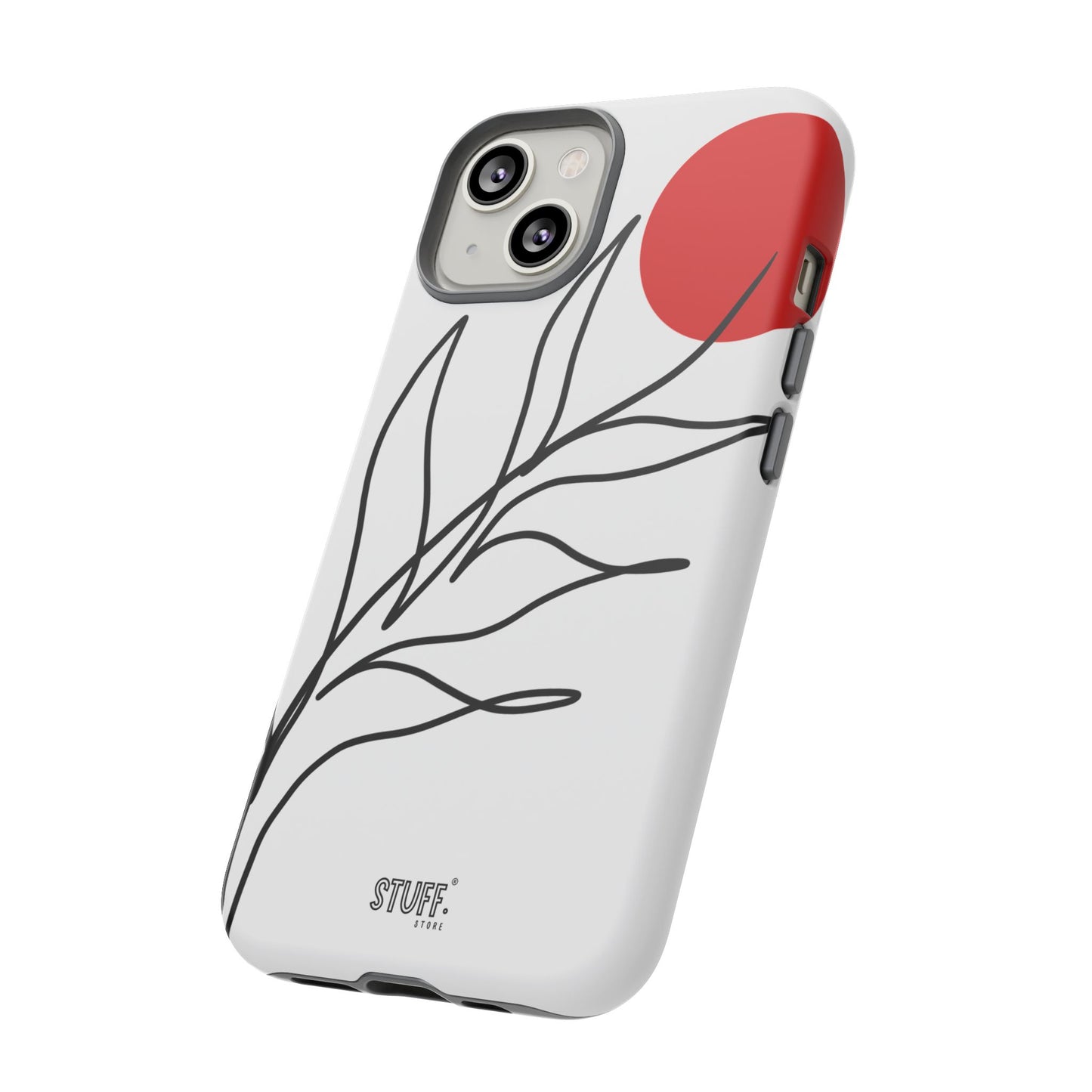 Red Sun Case | Coque résistante double protection avec Design Minimaliste