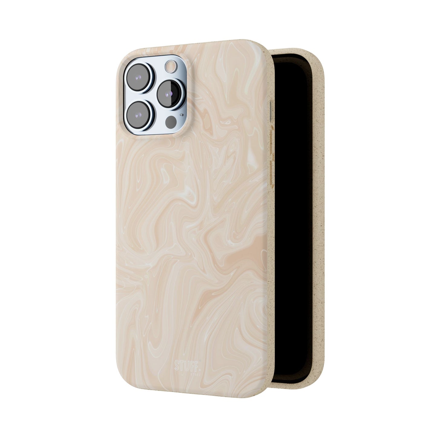 Liquid Marble Case | Coque Eco-Friendly en Bambou et Bioplastique Effet Marbré - Disponible avec Emballage Cadeau