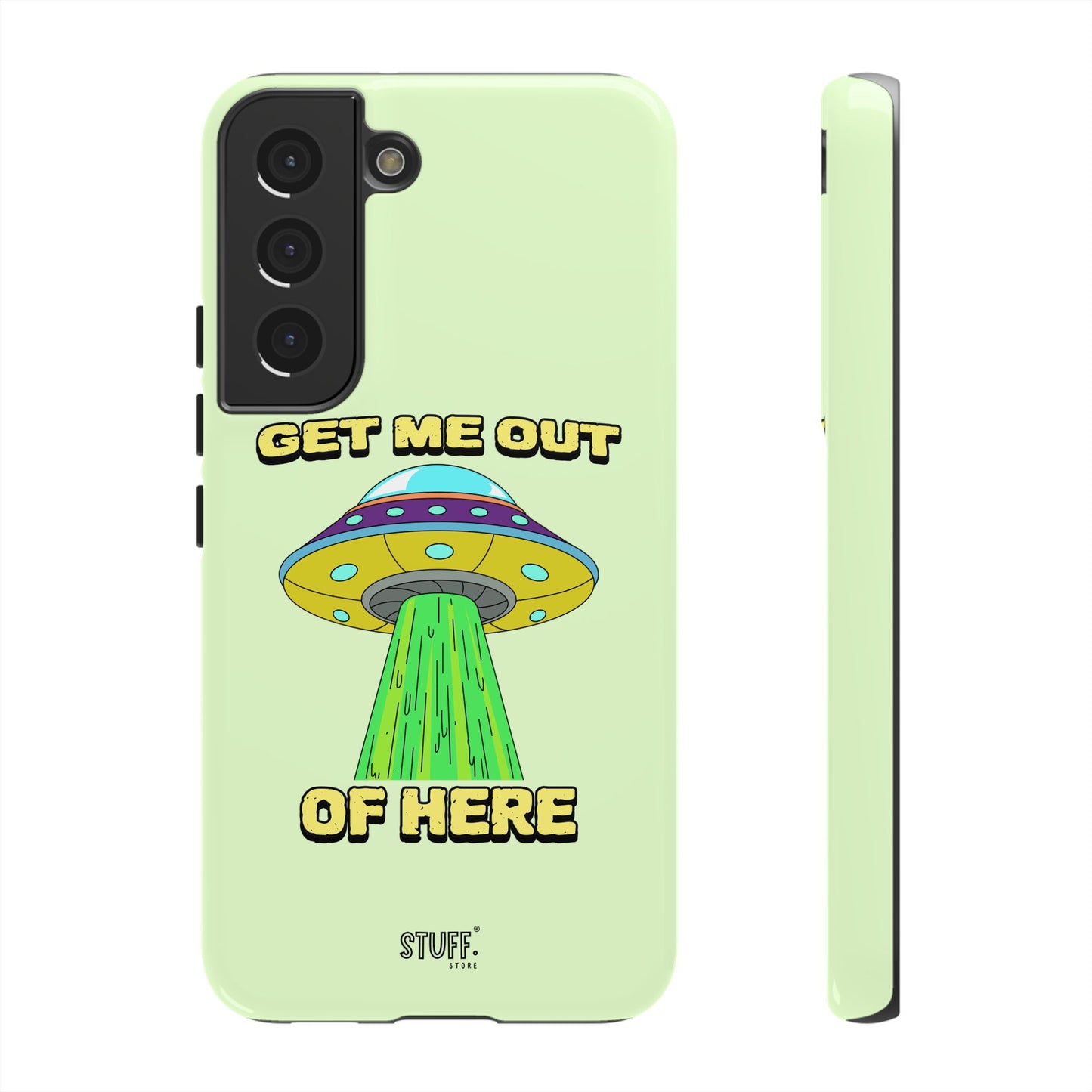 Get Me Out of Here | Coque résistante anti-choc — Vert Menthe