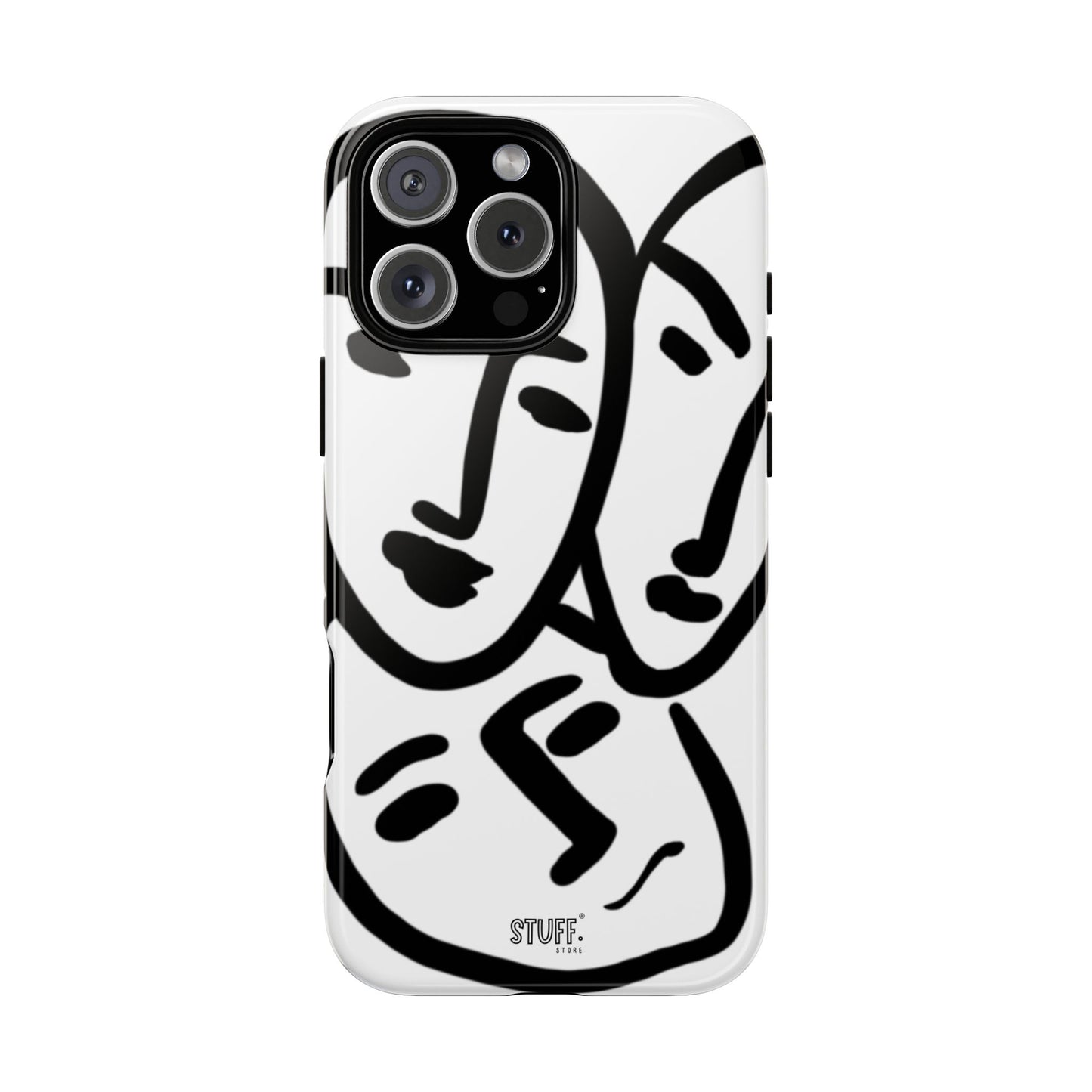 Les Trois Visages | Coque résistante double protection — inspiration Matisse