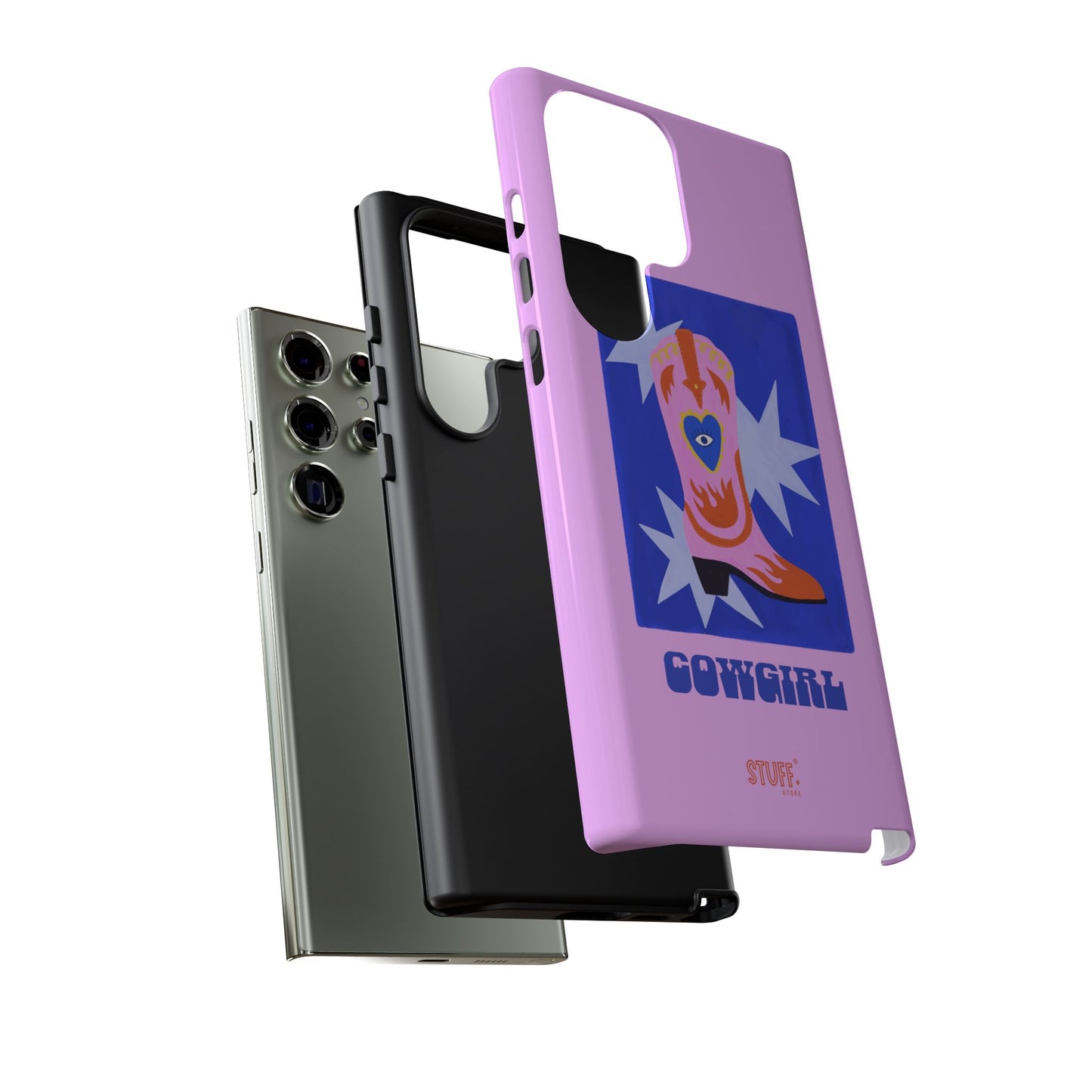 Cowgirl Case | Cose résistante double protection avec Design Western