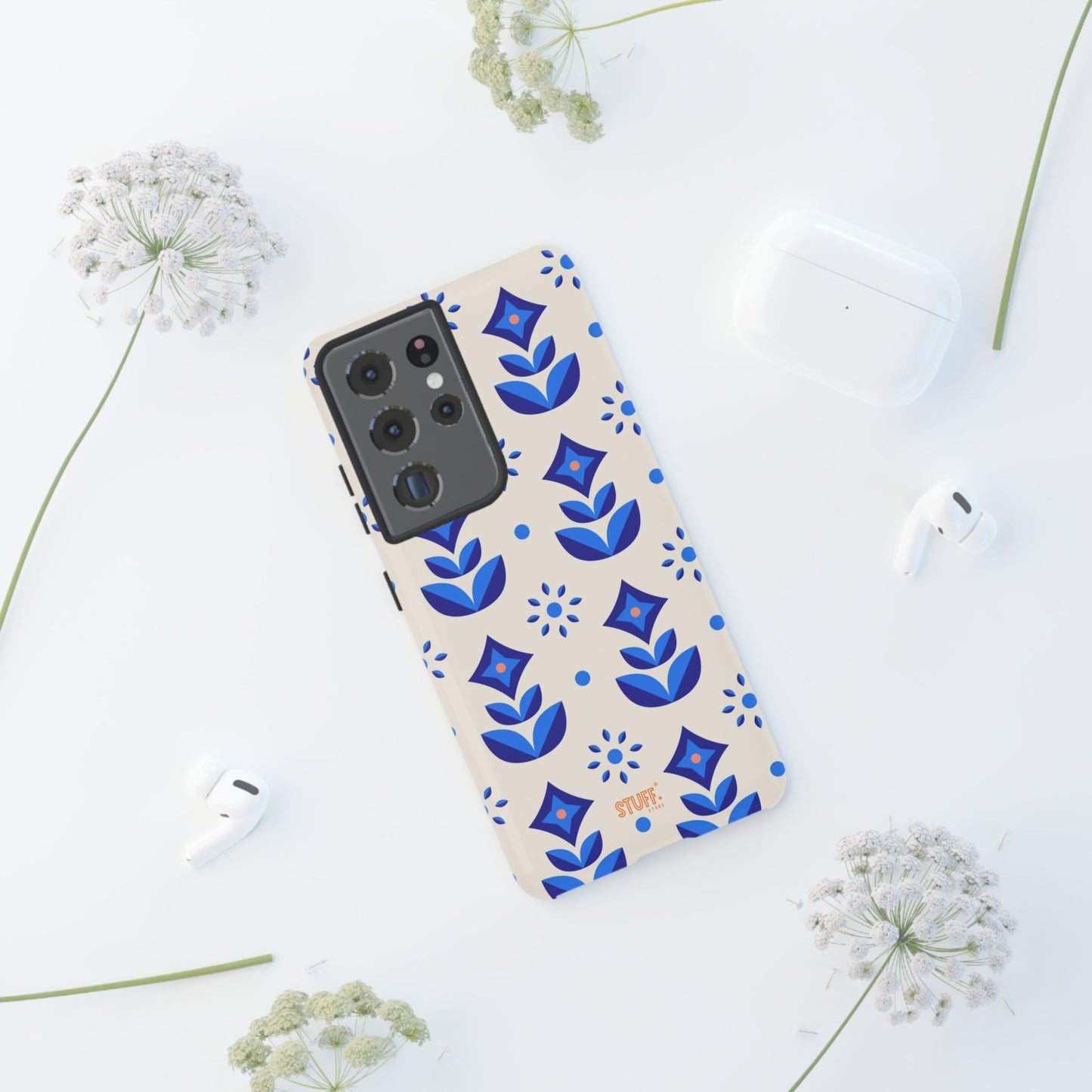 Floral Case | Coque résistante double protection avec Design Fleuri