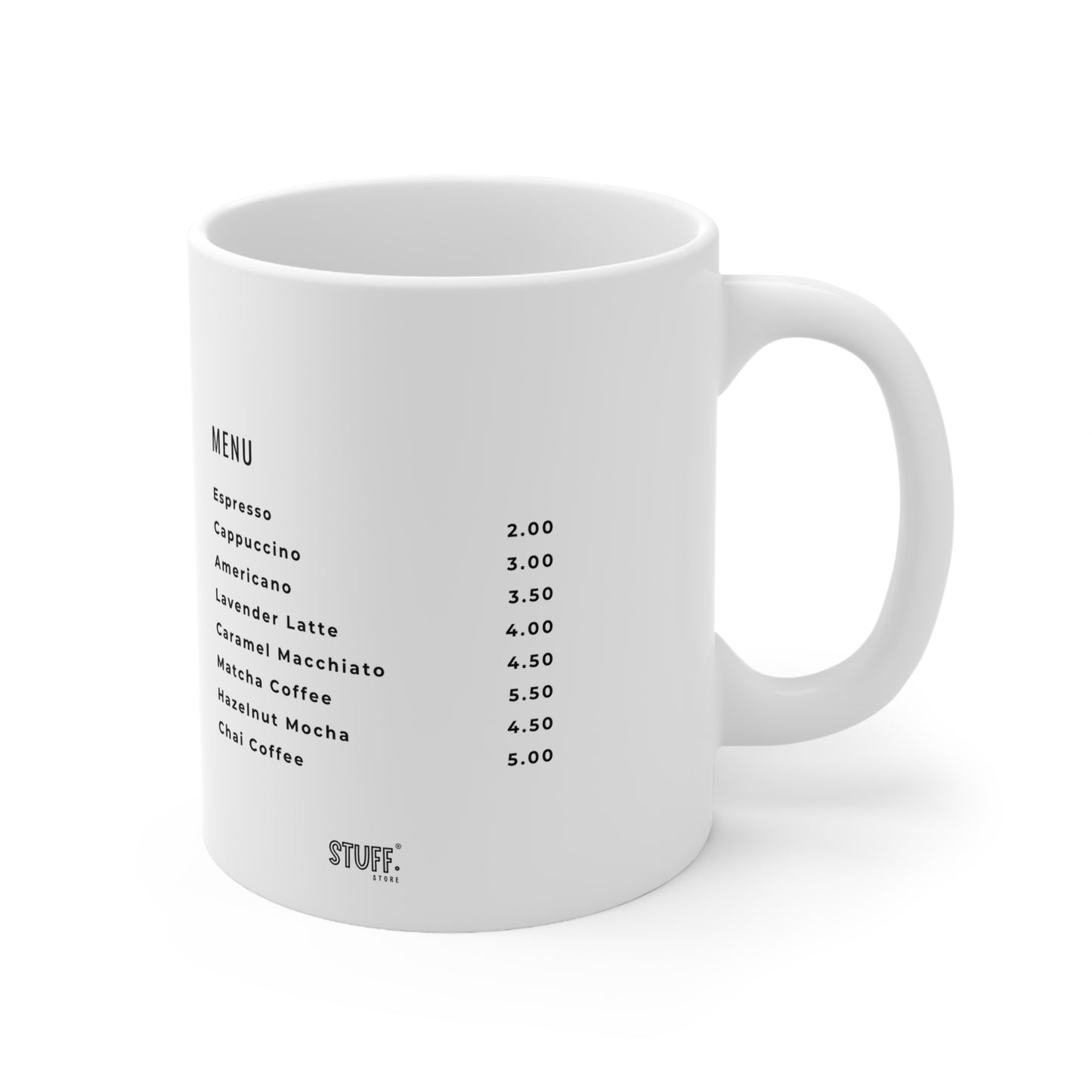 Menu Cup | Mug en céramique 330ml / 440ml