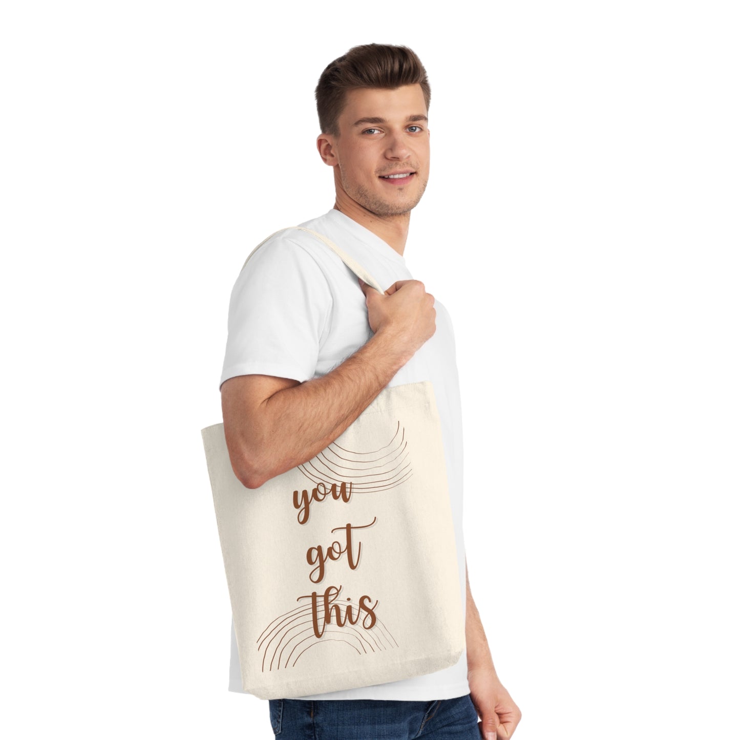 Tote Bag "You Got This" | Sac cabas écoresponsable - Matériaux 100 % naturels et recyclés