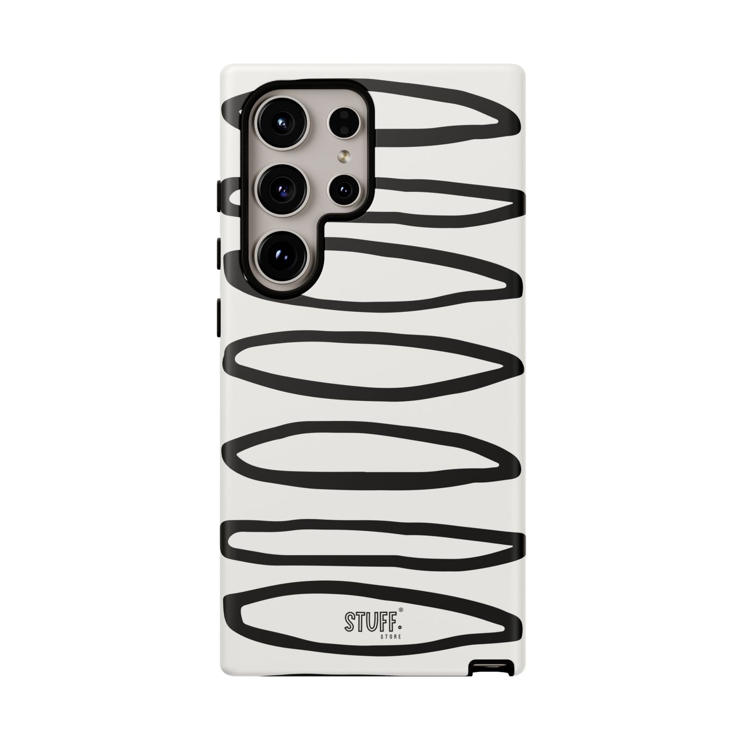 Loopy Case | Coque résistante double protection - Motif cercles abstraits
