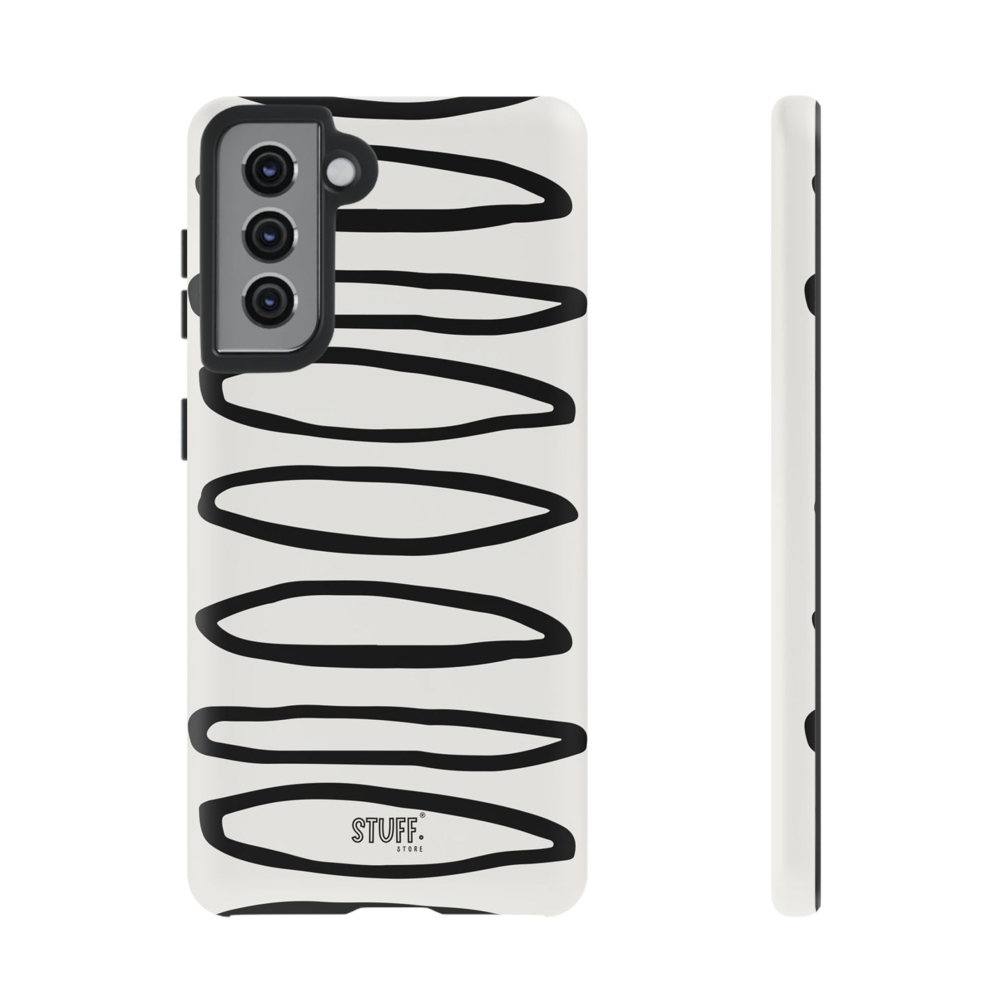 Loopy Case | Coque résistante double protection - Motif cercles abstraits