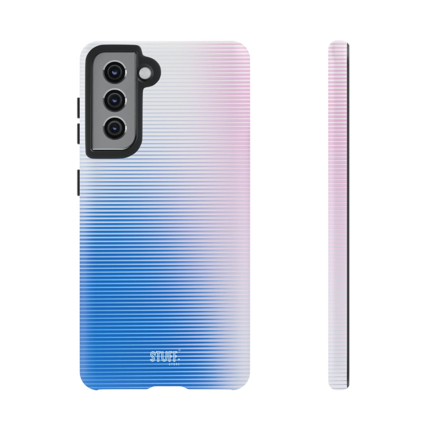Gradient Case | Coque résistante double protection anti-choc - Dégradé Bleu & Rose
