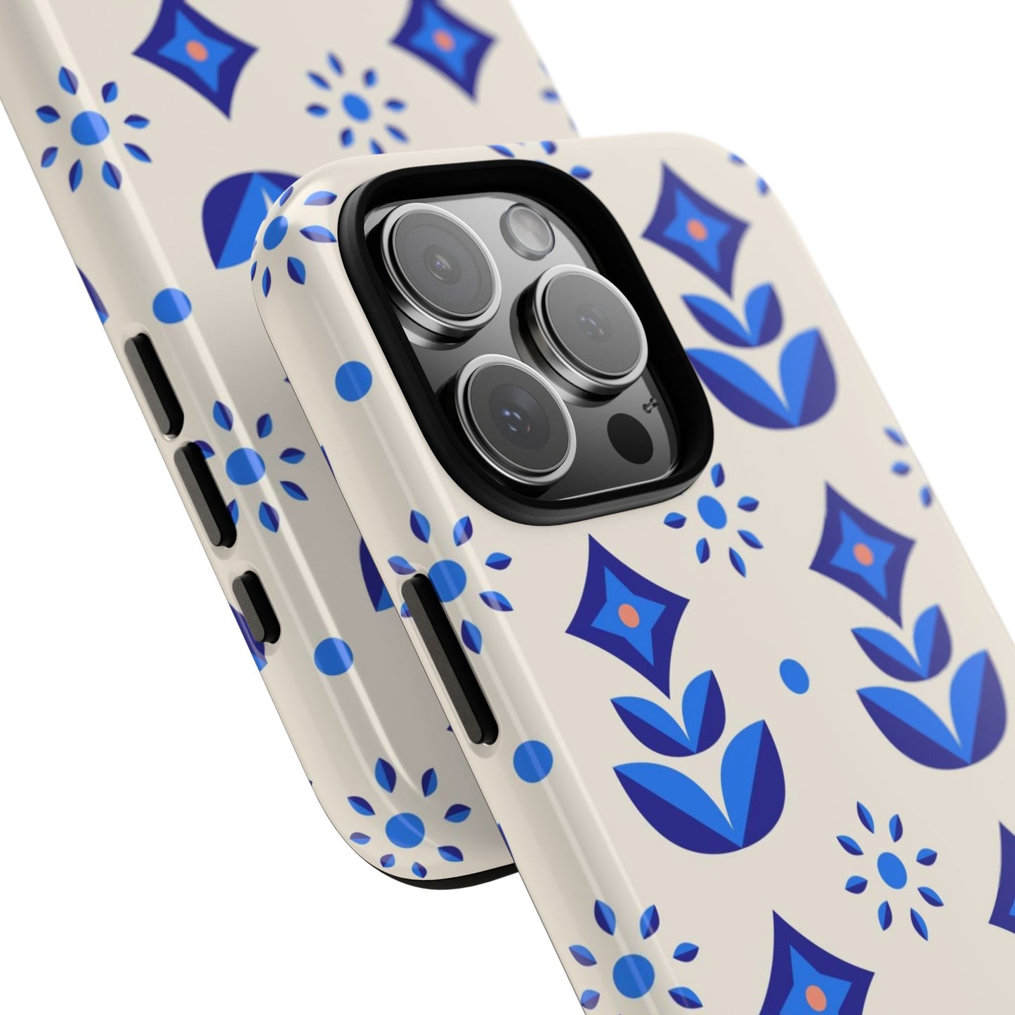 Floral Case | Coque résistante double protection avec Design Fleuri