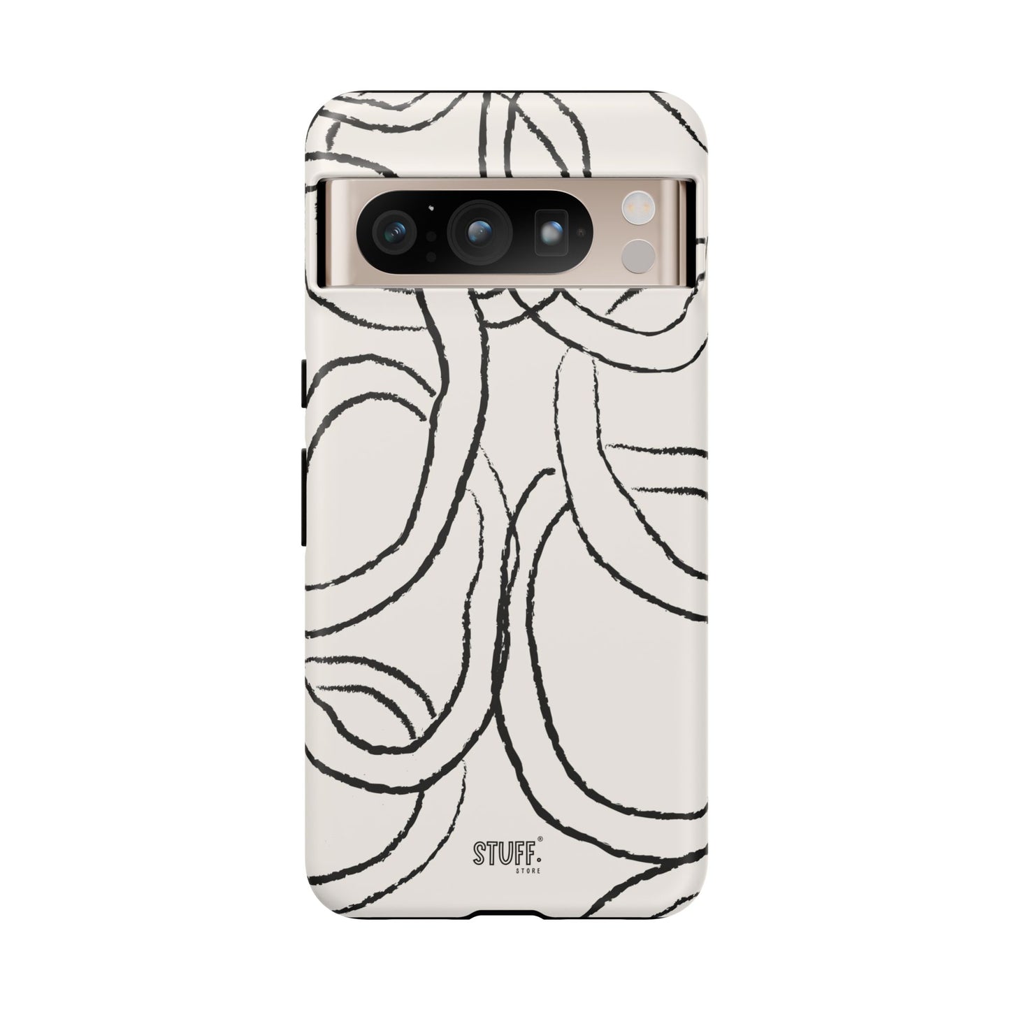 Doodly Case | Coque résistante double protection avec Design Gribouillis Minimaliste