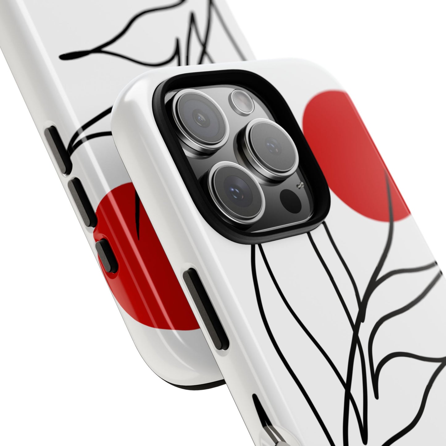 Red Sun Case | Coque résistante double protection avec Design Minimaliste