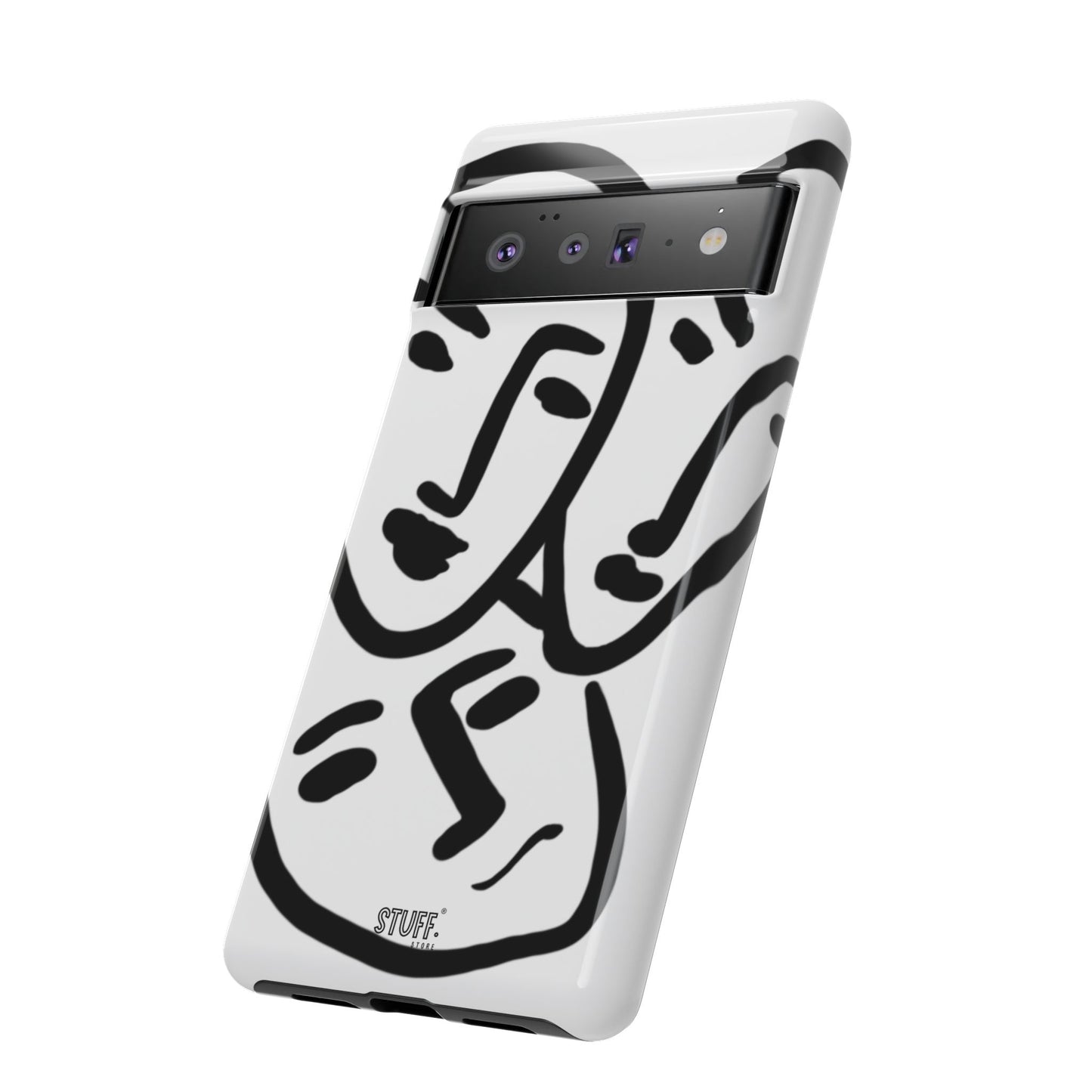 Les Trois Visages | Coque résistante double protection — inspiration Matisse