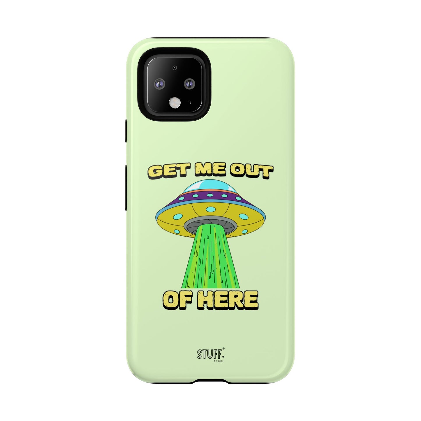 Get Me Out of Here | Coque résistante anti-choc — Vert Menthe