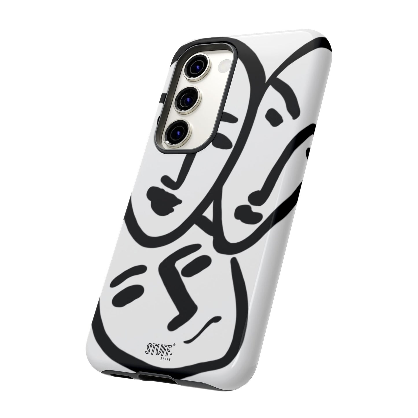 Les Trois Visages | Coque résistante double protection — inspiration Matisse
