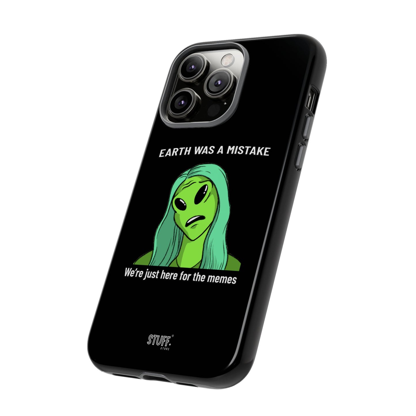 Meme Liking Alien Case | Coque résistante double protection pour les amateurs de Pop Culture