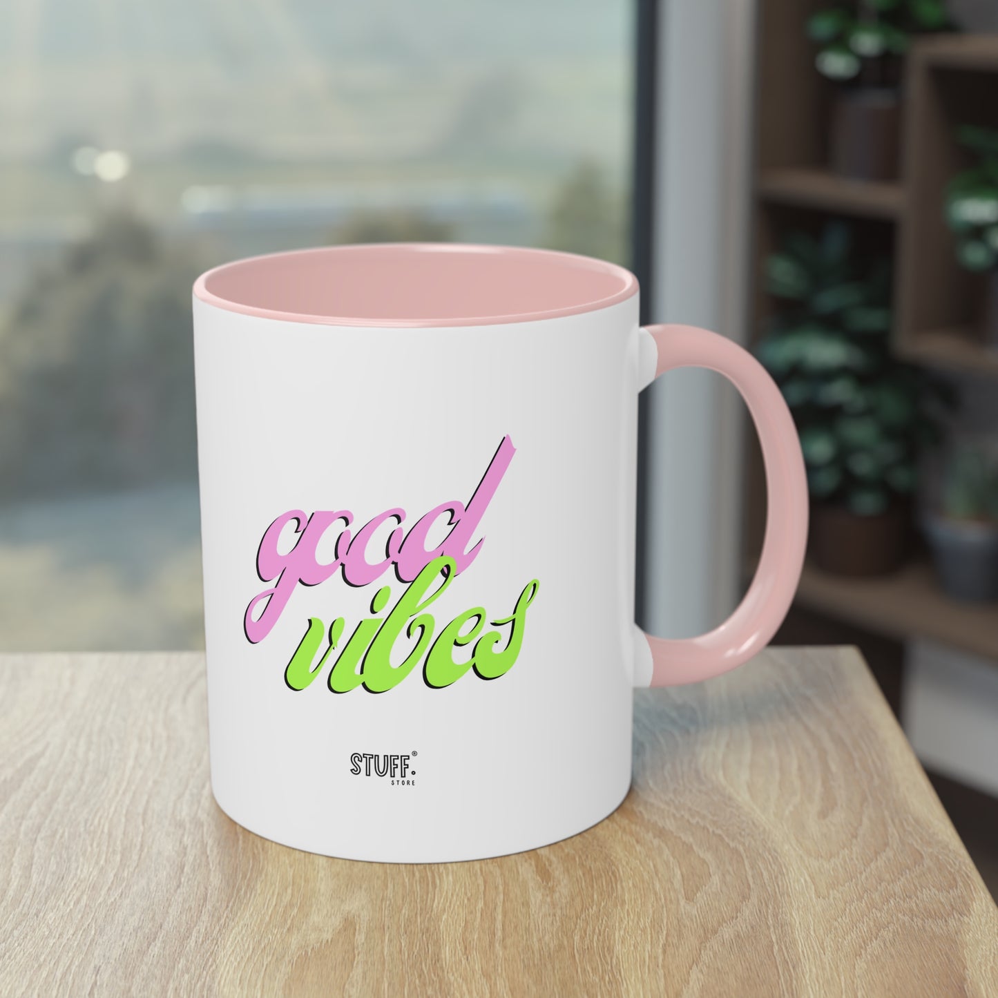 Good Vibes Cup | Mug bicolore en céramique - 330ml