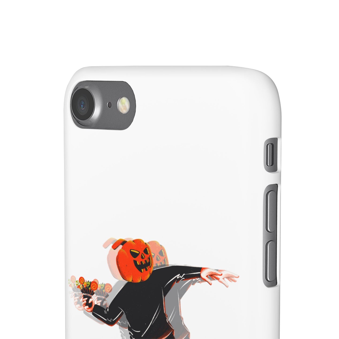 Pumpksy | Coque snap légère et résistante inspiration Banksy – Blanc