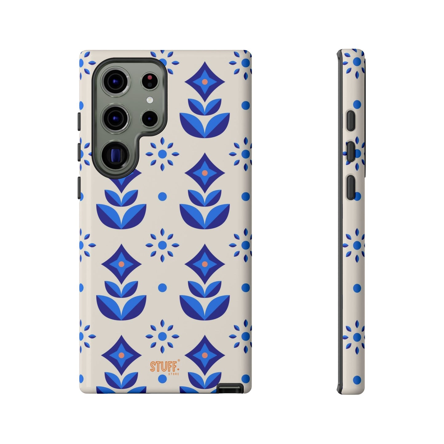 Floral Case | Coque résistante double protection avec Design Fleuri