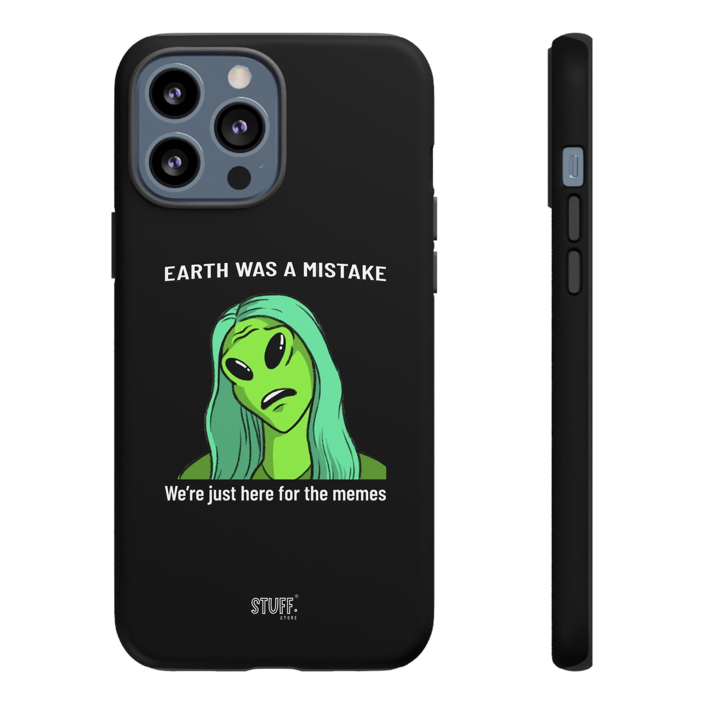 Meme Liking Alien Case | Coque résistante double protection pour les amateurs de Pop Culture