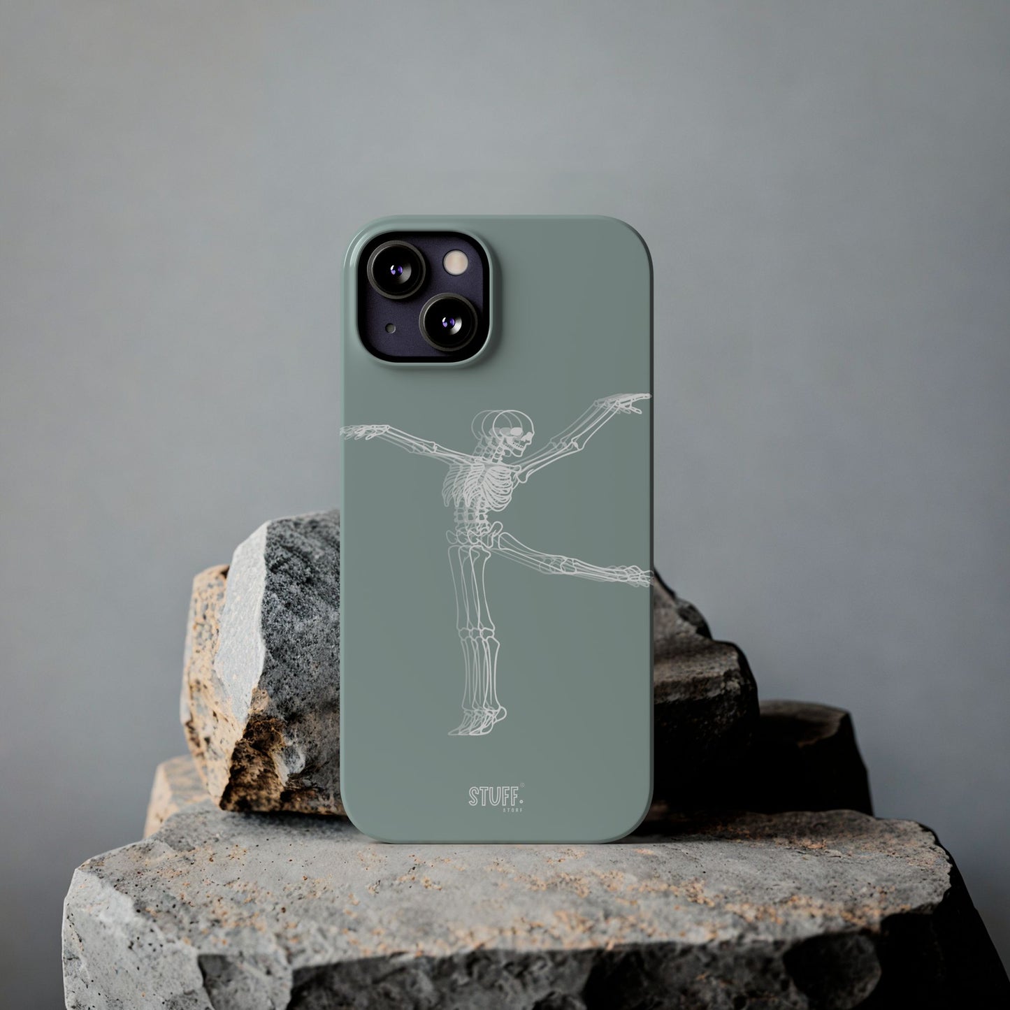 Bone-a-Rina | Coque slim durable et anti-chocs avec Design de Squelette Ballerine