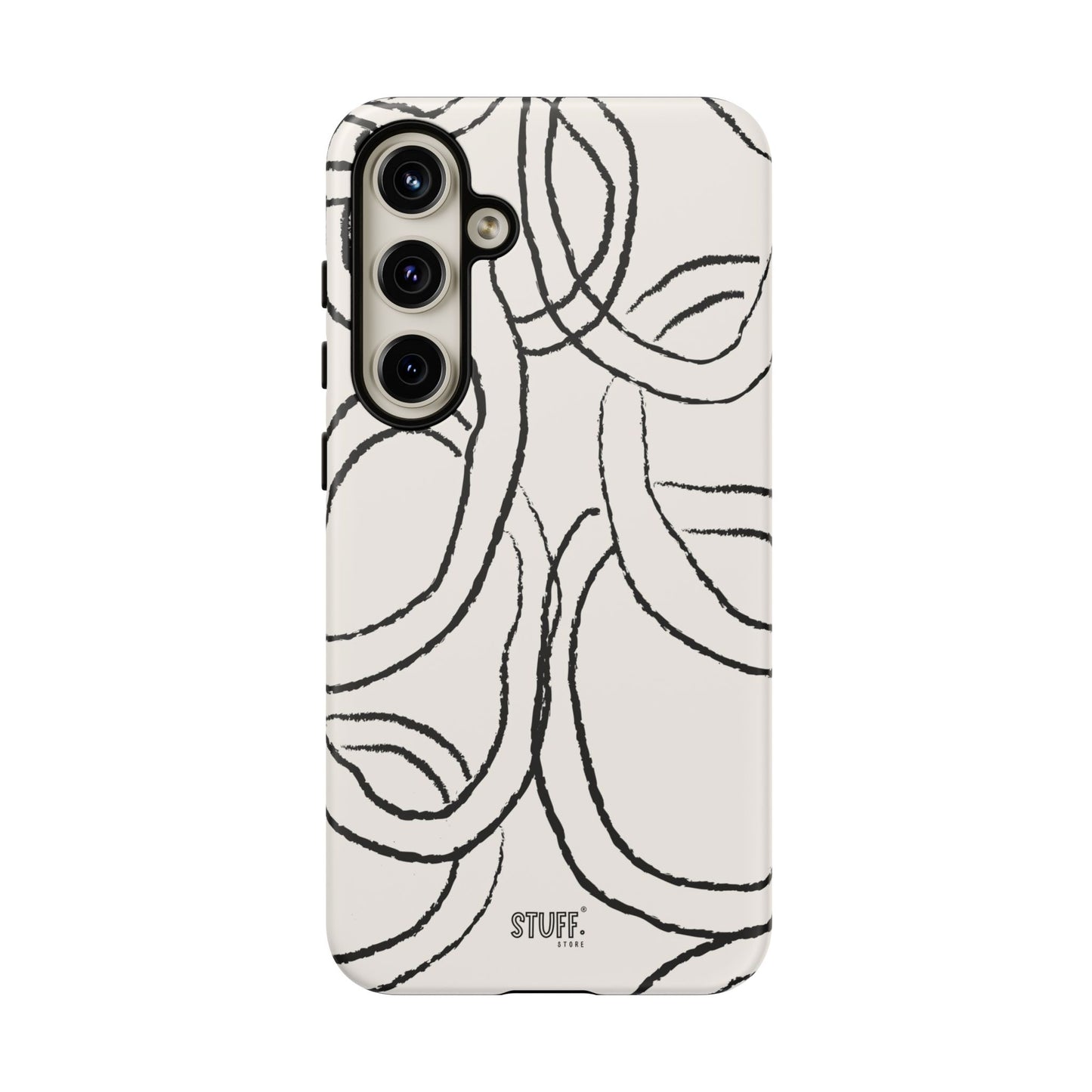 Doodly Case | Coque résistante double protection avec Design Gribouillis Minimaliste