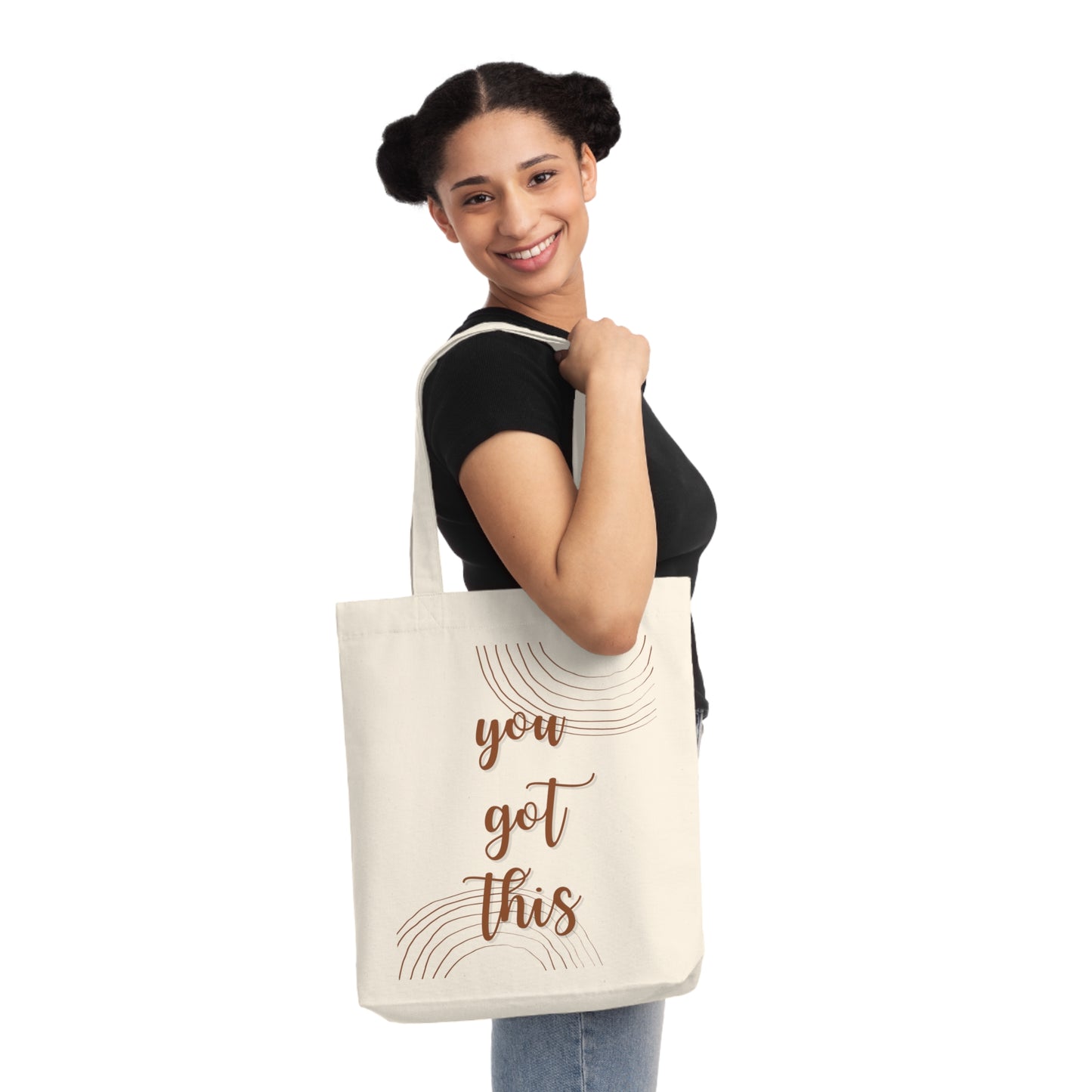 Tote Bag "You Got This" | Sac cabas écoresponsable - Matériaux 100 % naturels et recyclés