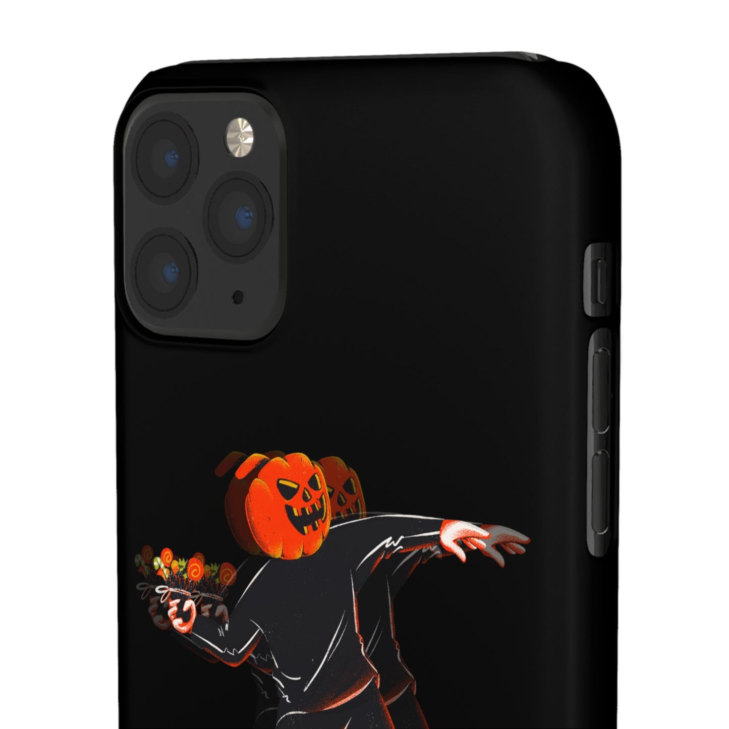Pumpksy | Coque snap légère et résistante inspiration Banksy – Noir