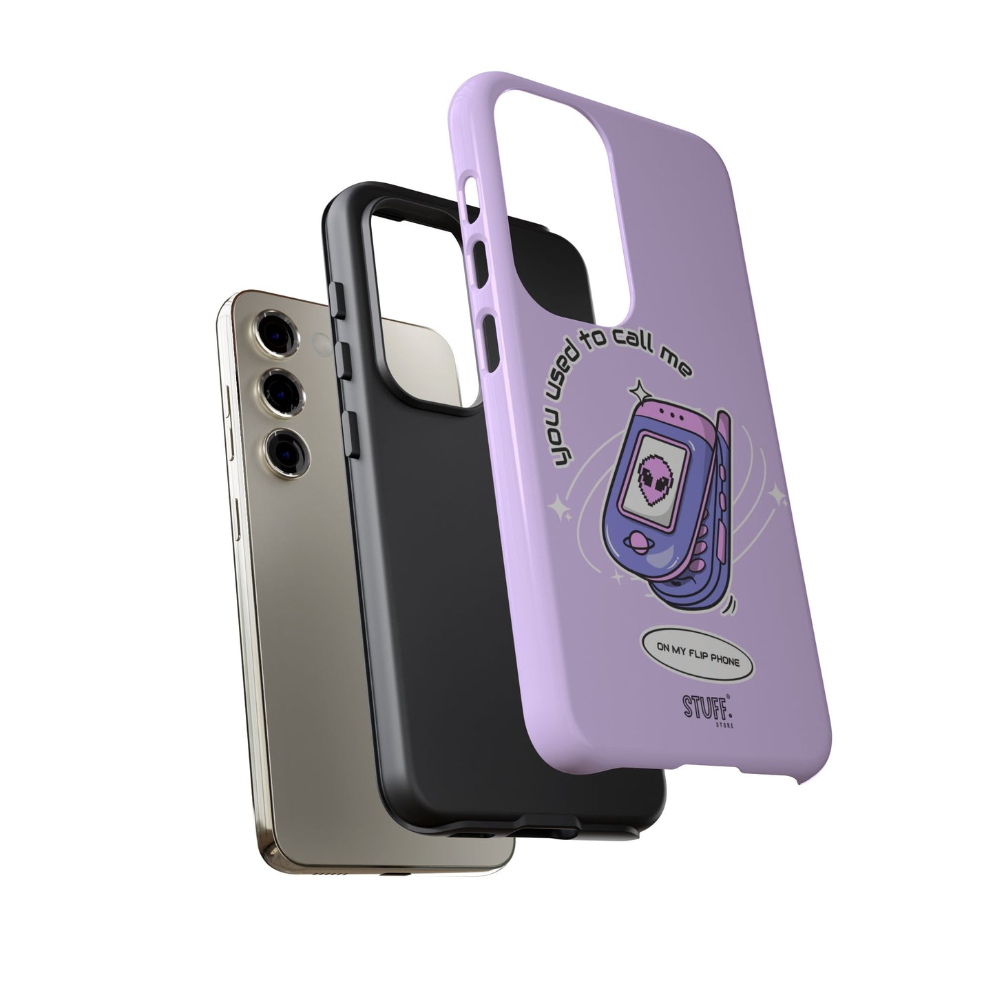 Flip Phone Case | Coque résistante double protection avec Design Y2K