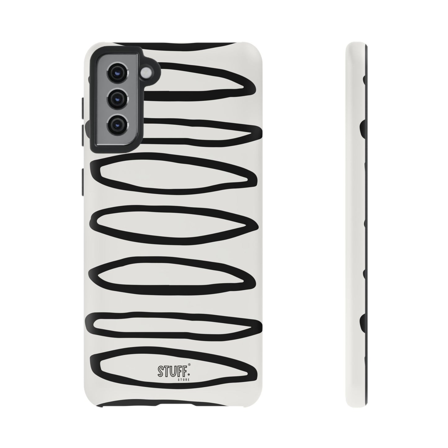 Loopy Case | Coque résistante double protection - Motif cercles abstraits