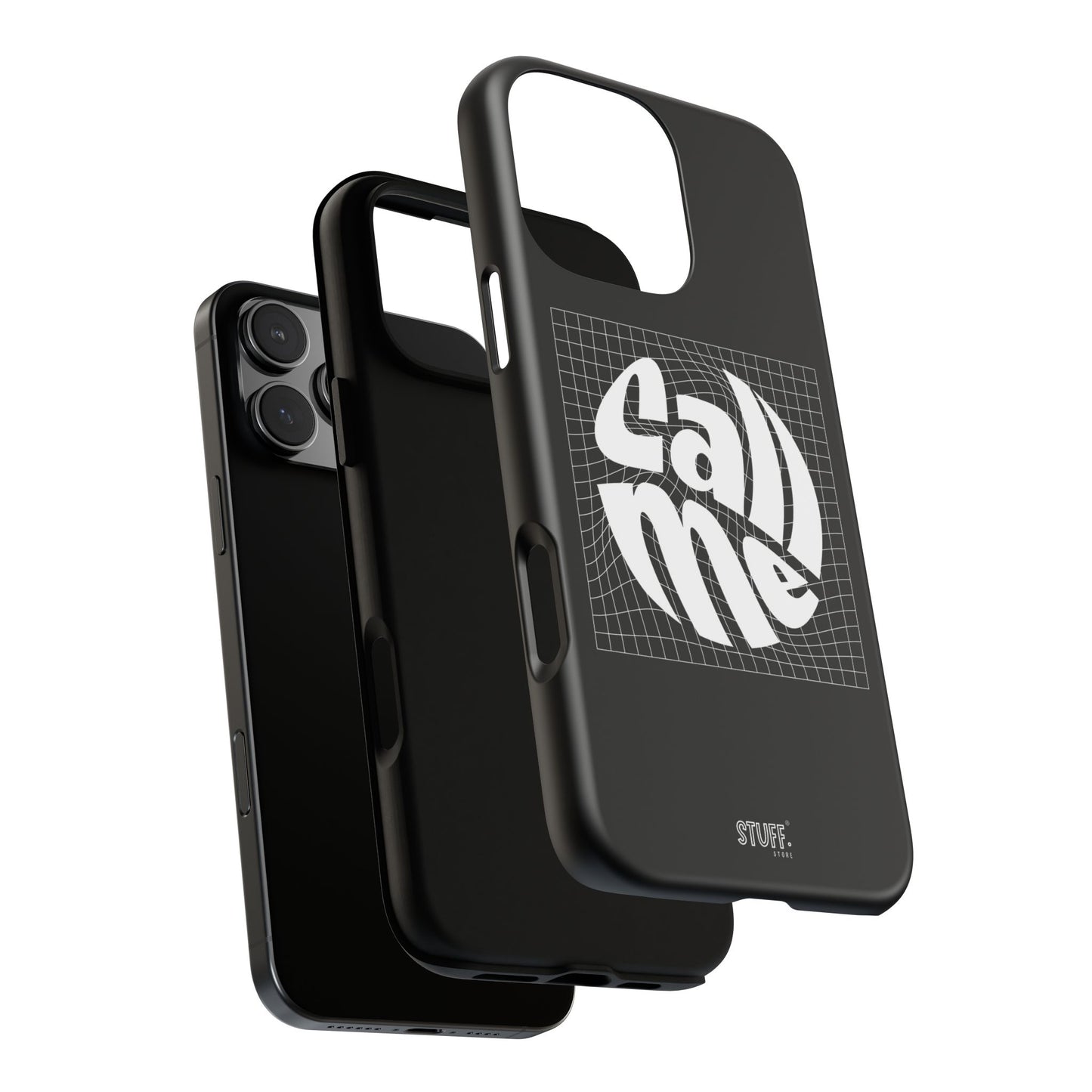 Call Me Case | Coque résistante double protection - Noir Effet Mat